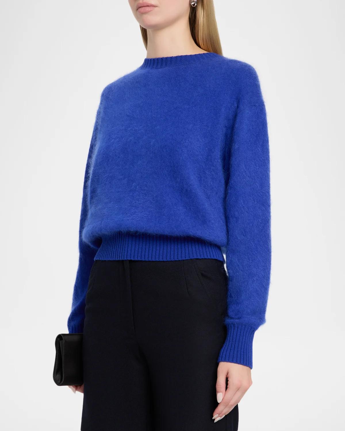 Talullah Crewneck Brushed Cashmere Sweater - thumbnail 9