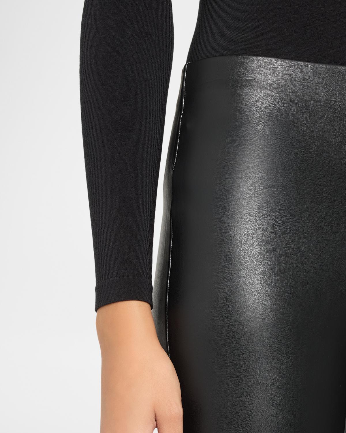 Lex Faux Leather Kick Flare Pants - thumbnail 5