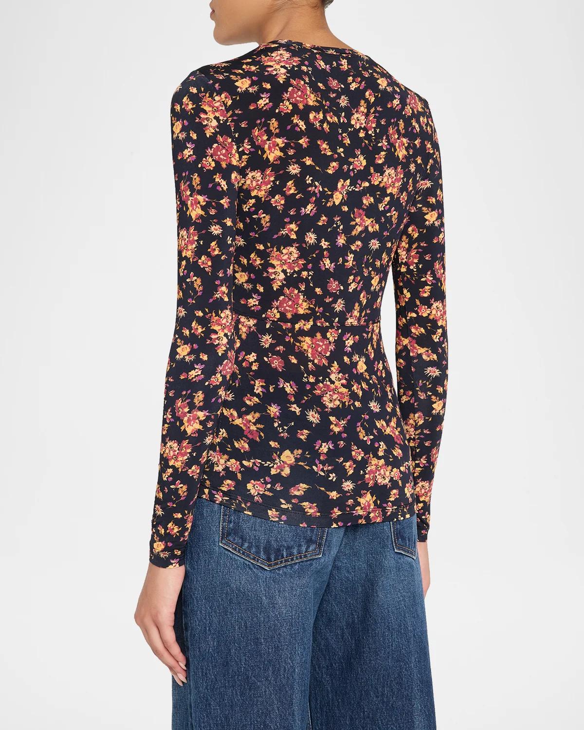 Neri Long-Sleeve Jersey Top - thumbnail 3