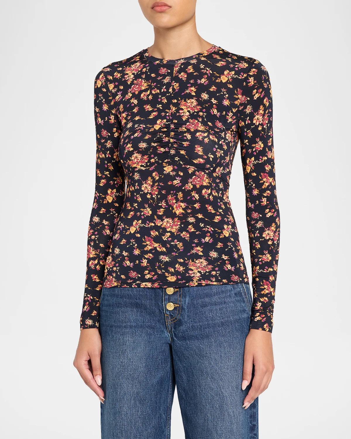 Neri Long-Sleeve Jersey Top - thumbnail 4