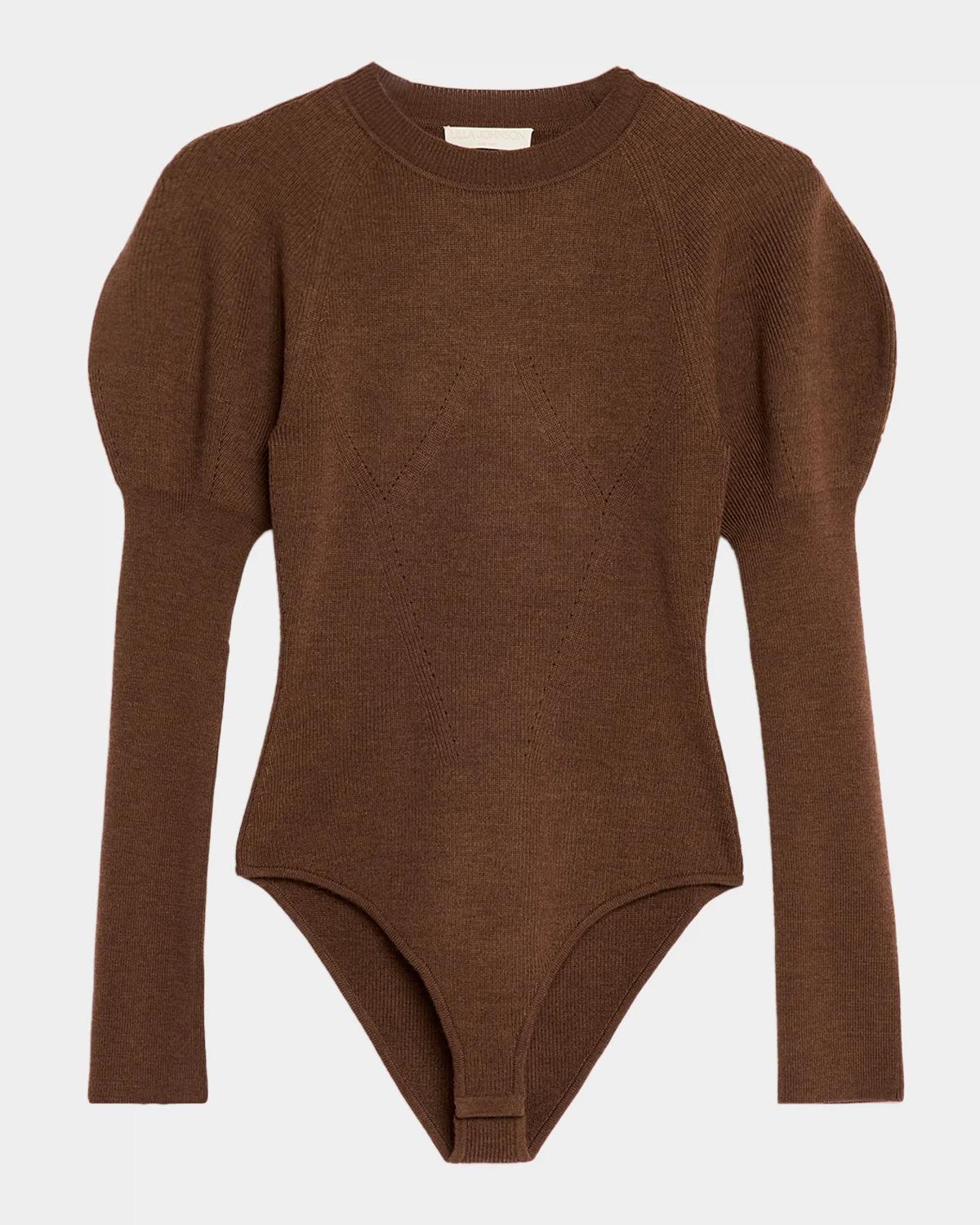Imara Embellished Wool Bodysuit