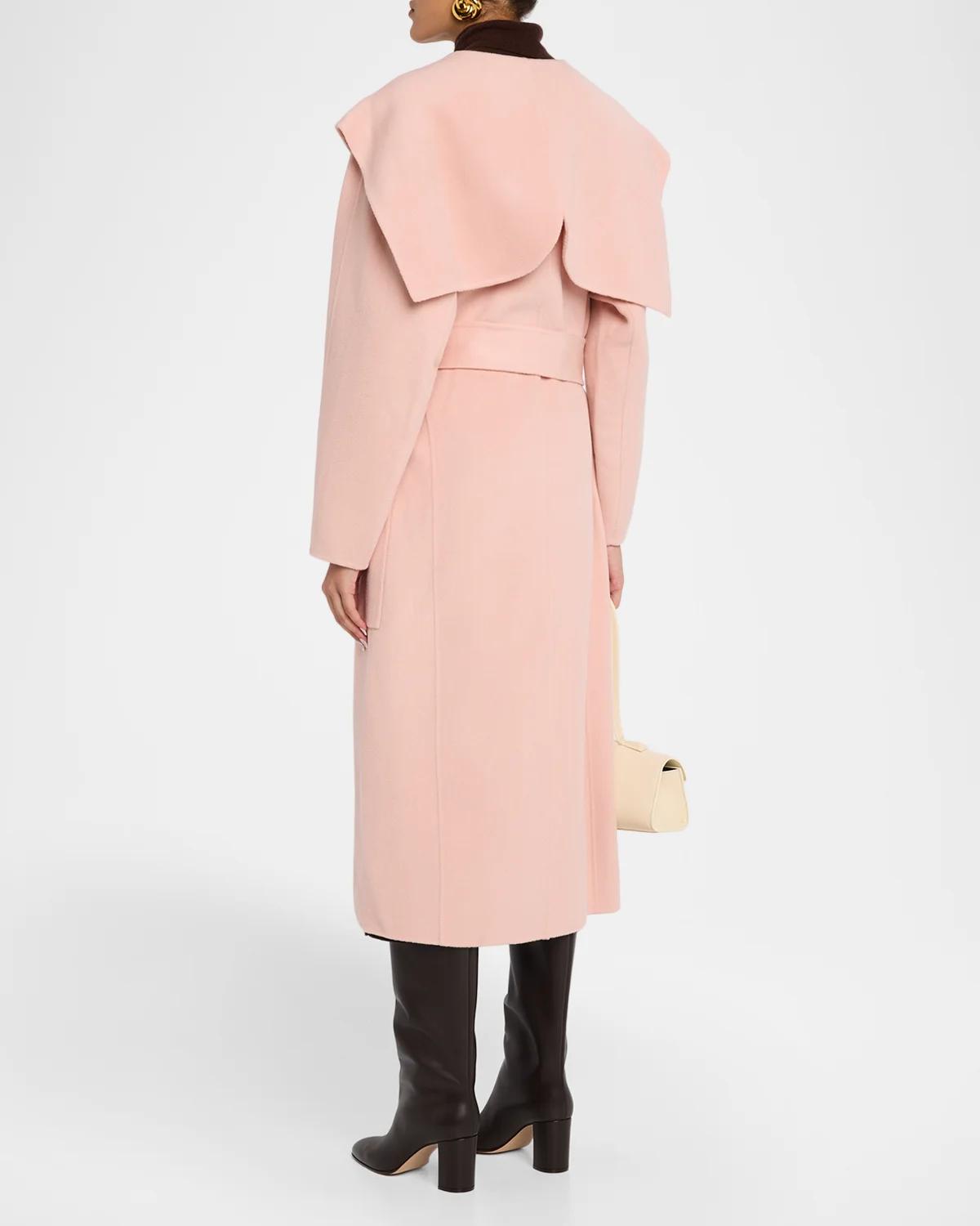 Rory Wool-Cashmere Belted Double-Breasted Sailor Coat - thumbnail 3