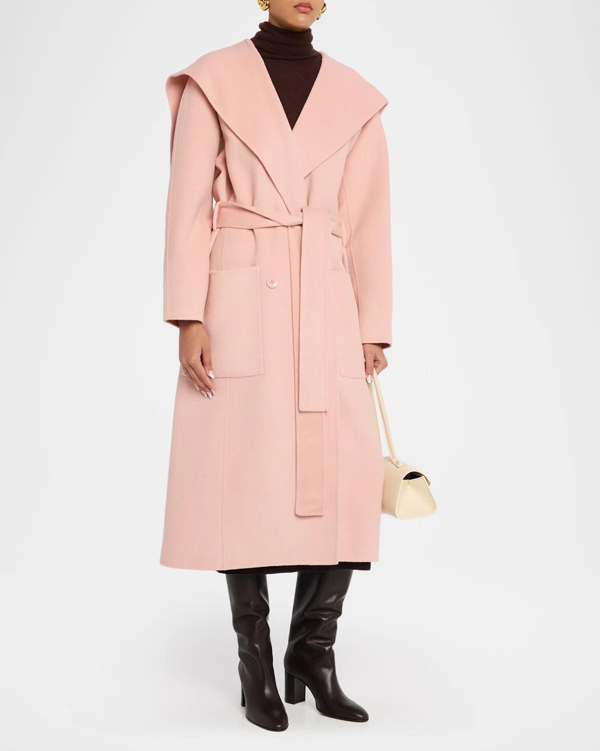 Rory Wool-Cashmere Belted Double-Breasted Sailor Coat - thumbnail 4