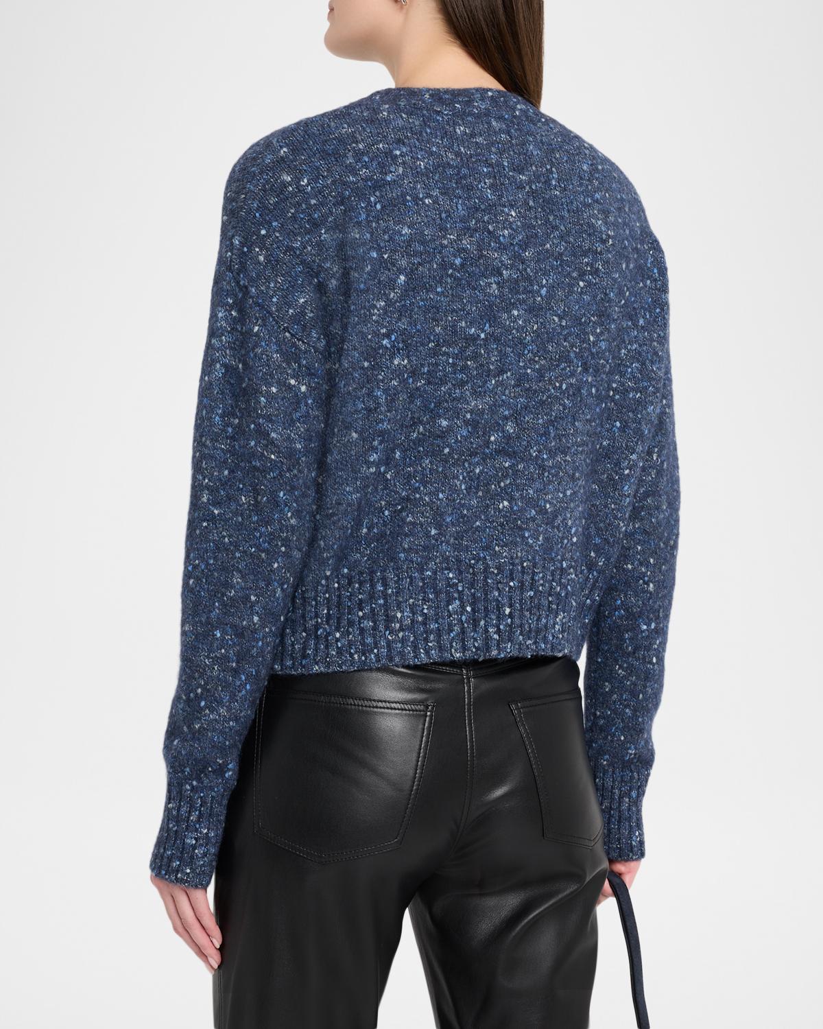 Cropped Donegal Boucle Cardigan - thumbnail 3