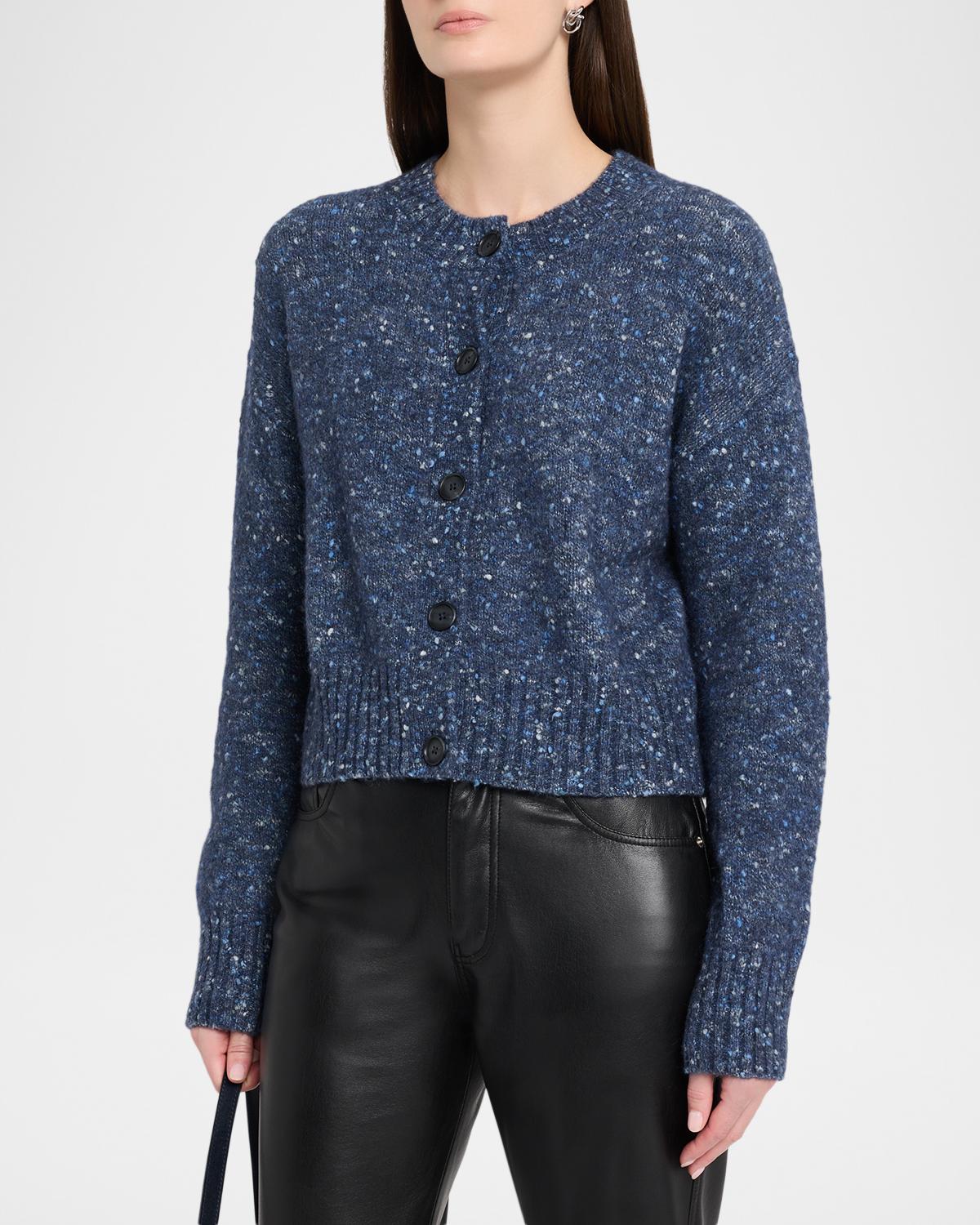 Cropped Donegal Boucle Cardigan - thumbnail 4