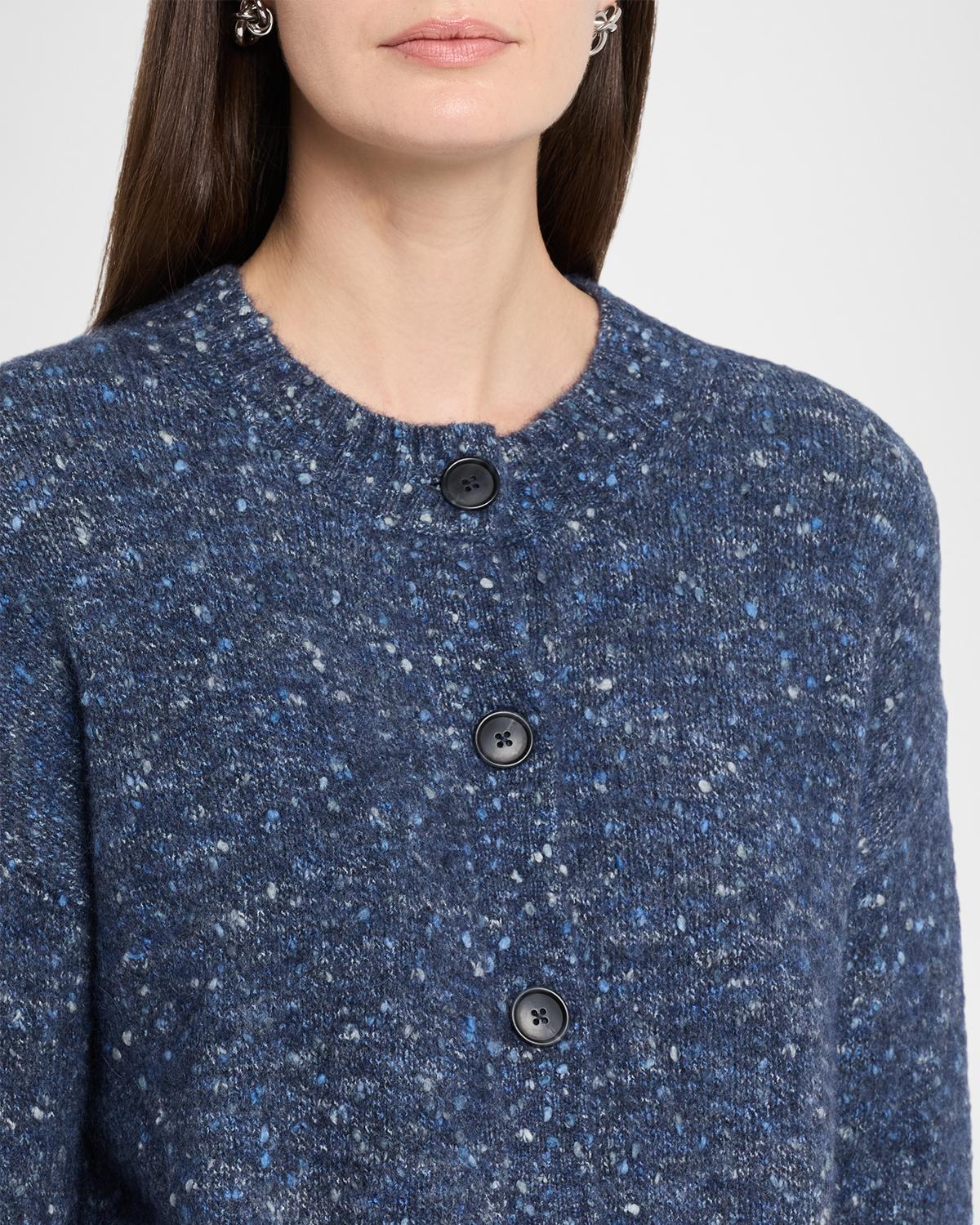 Cropped Donegal Boucle Cardigan - thumbnail 5
