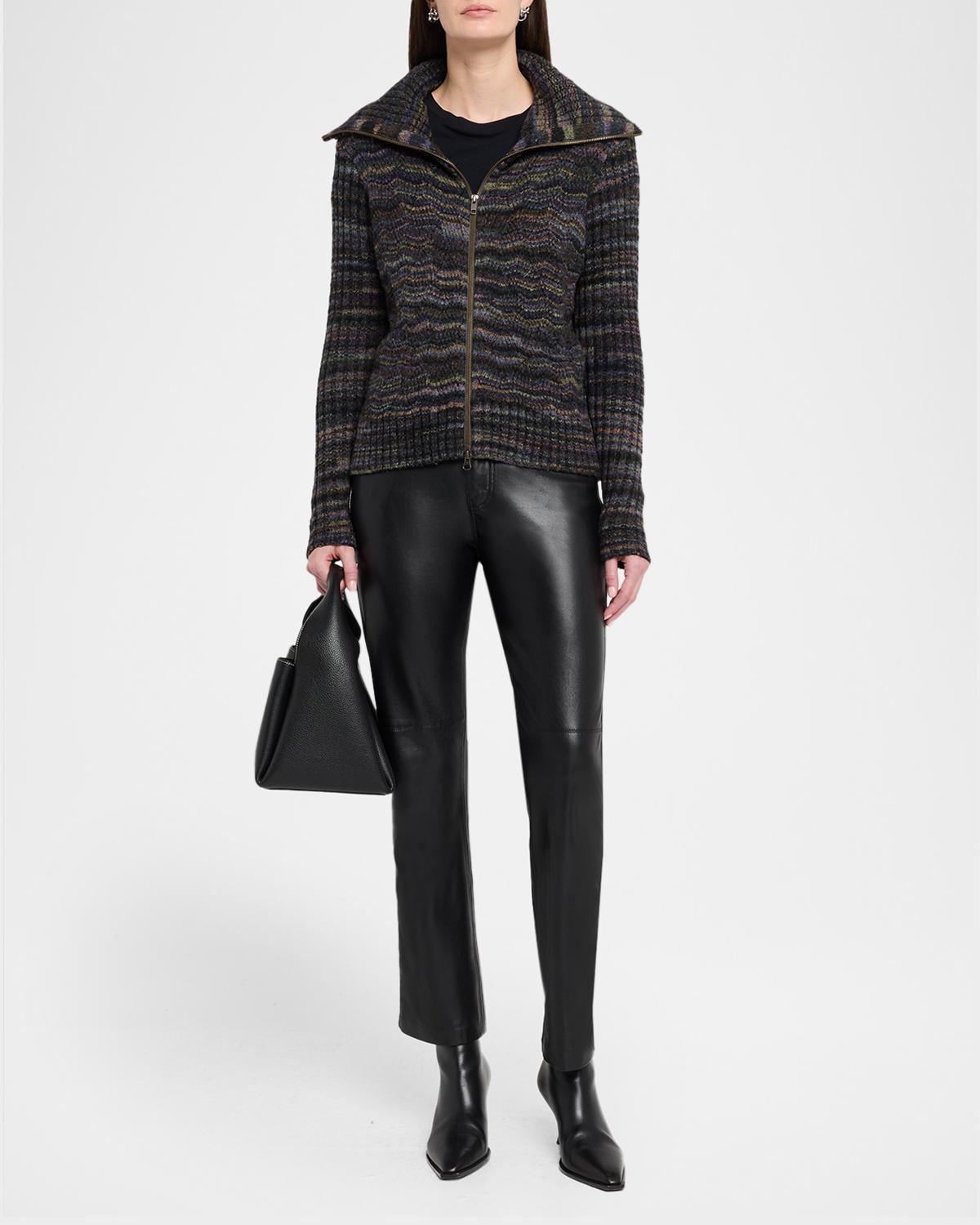 Space-Dye Chevron Knit Jacket - thumbnail 2