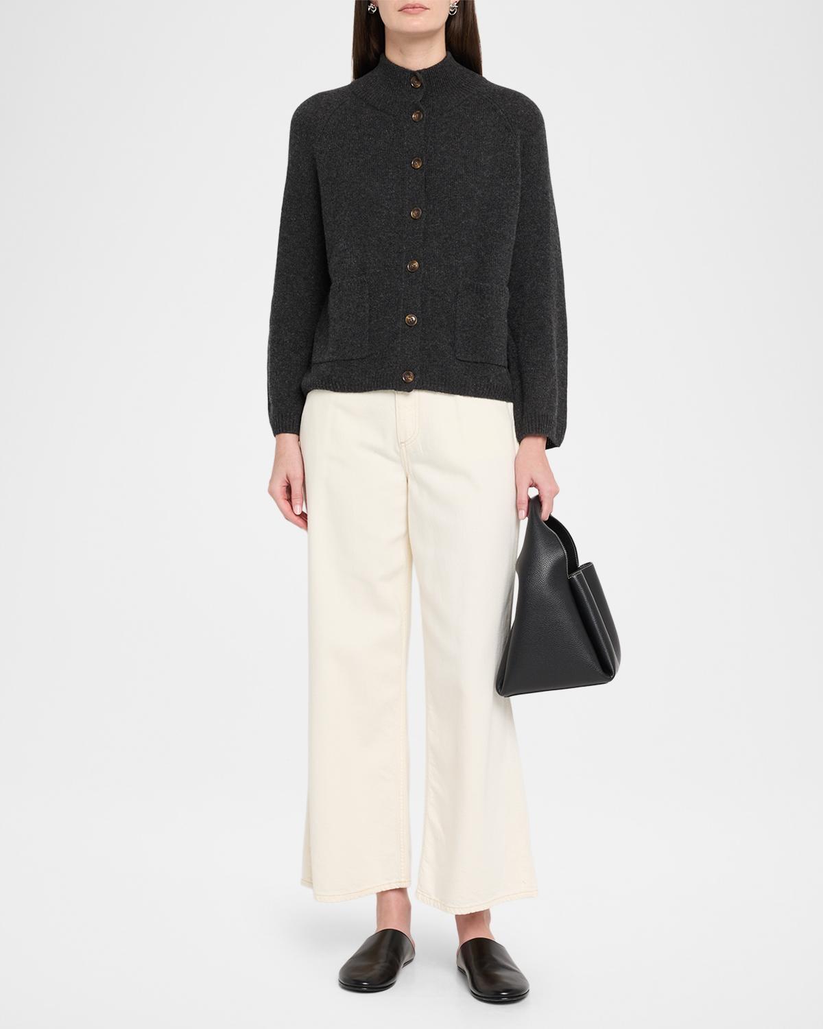 Cashmere Mock-Neck Cardigan - thumbnail 2