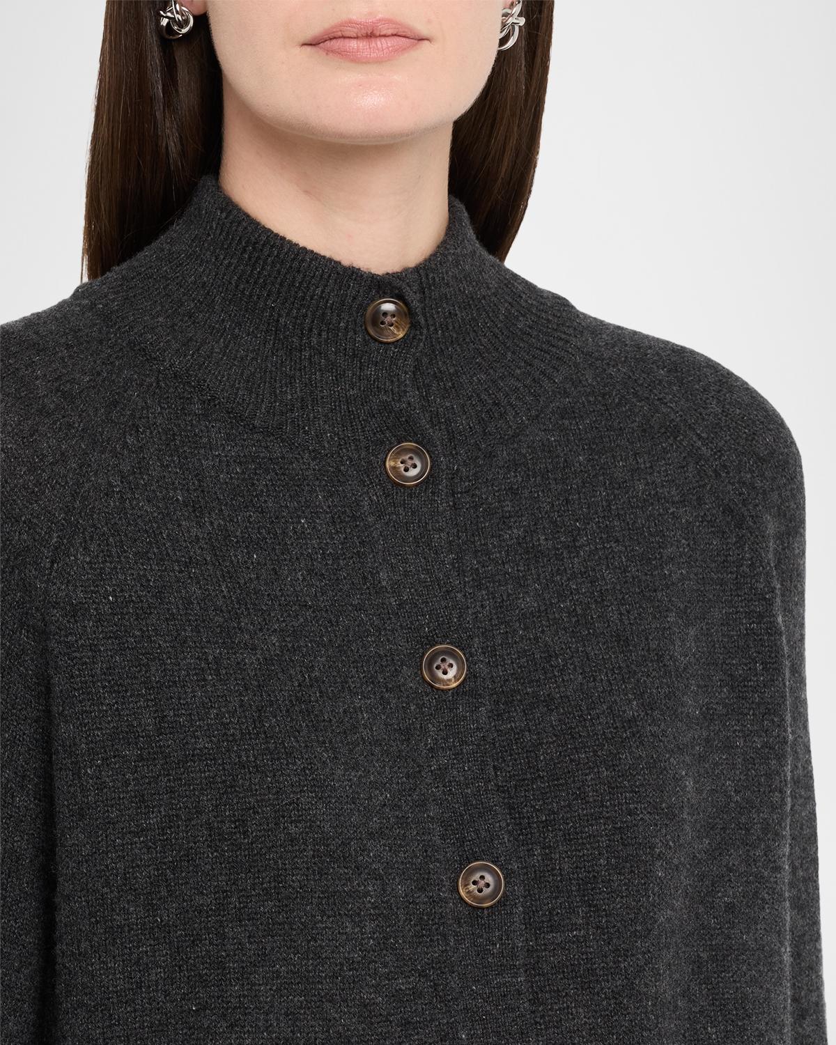 Cashmere Mock-Neck Cardigan - thumbnail 5