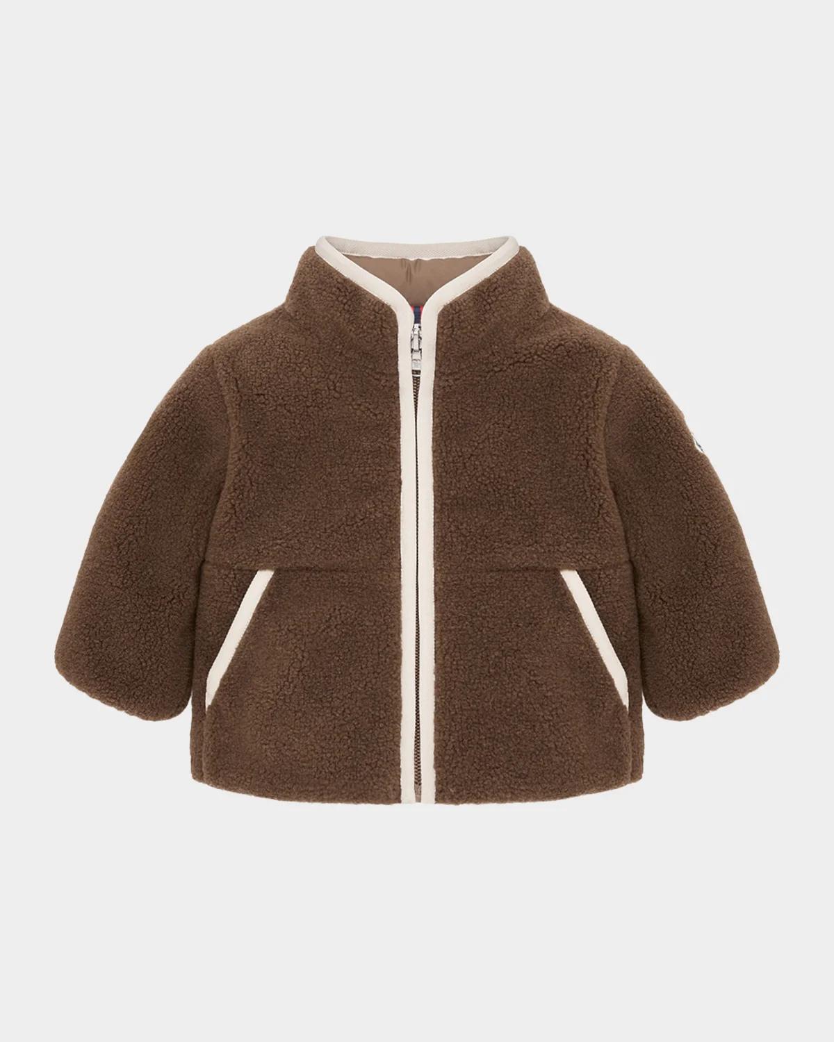 Moncler Boy's Duxent Teddy Down Jacket, Size 6M-3 | Neiman Marcus