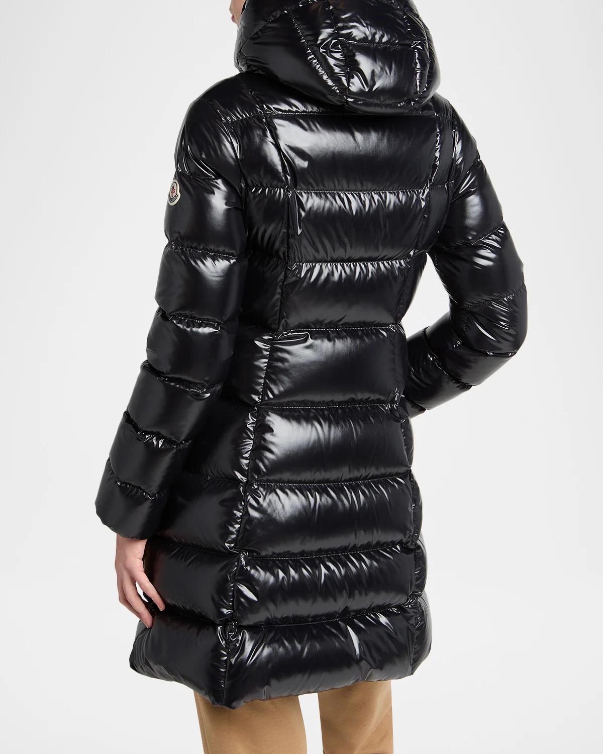 Fulmarusse Hooded Down Jacket with Faux Fur Trim - thumbnail 3