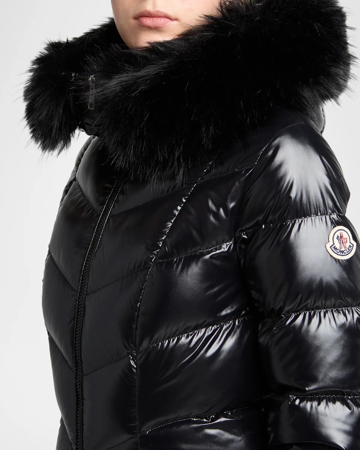 Fulmarusse Hooded Down Jacket with Faux Fur Trim - thumbnail 5