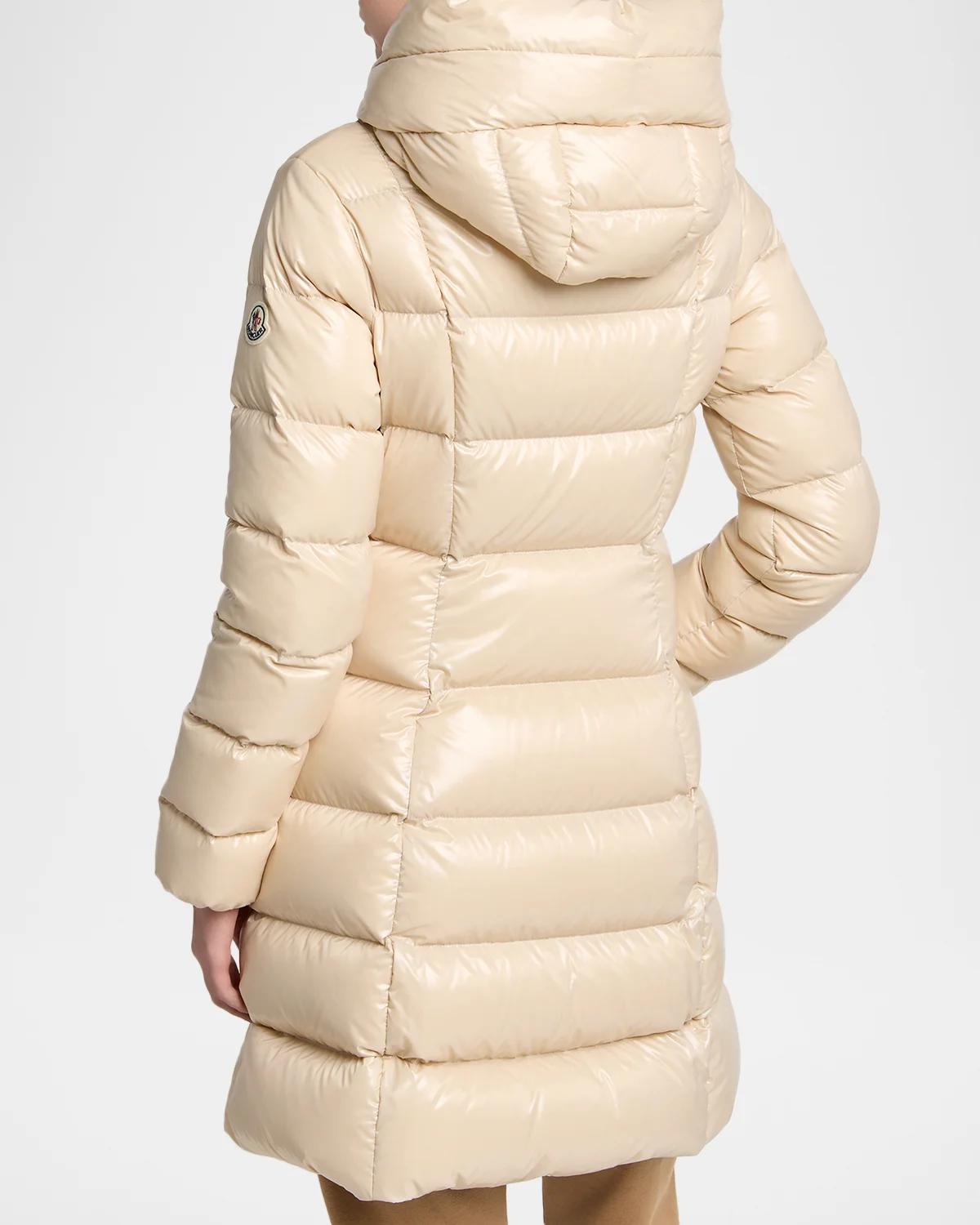 Marusse Hooded Mid-Length Down Jacket - thumbnail 3