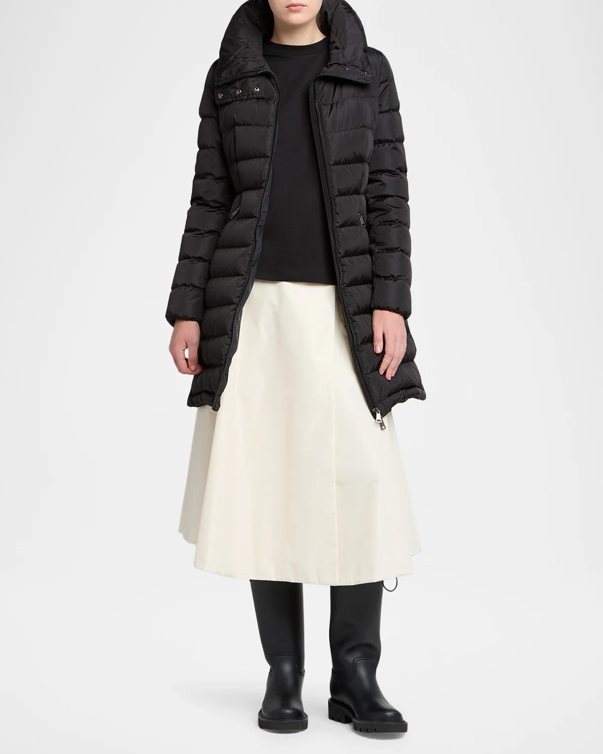 Hirma Hooded Long Down Jacket - thumbnail 2