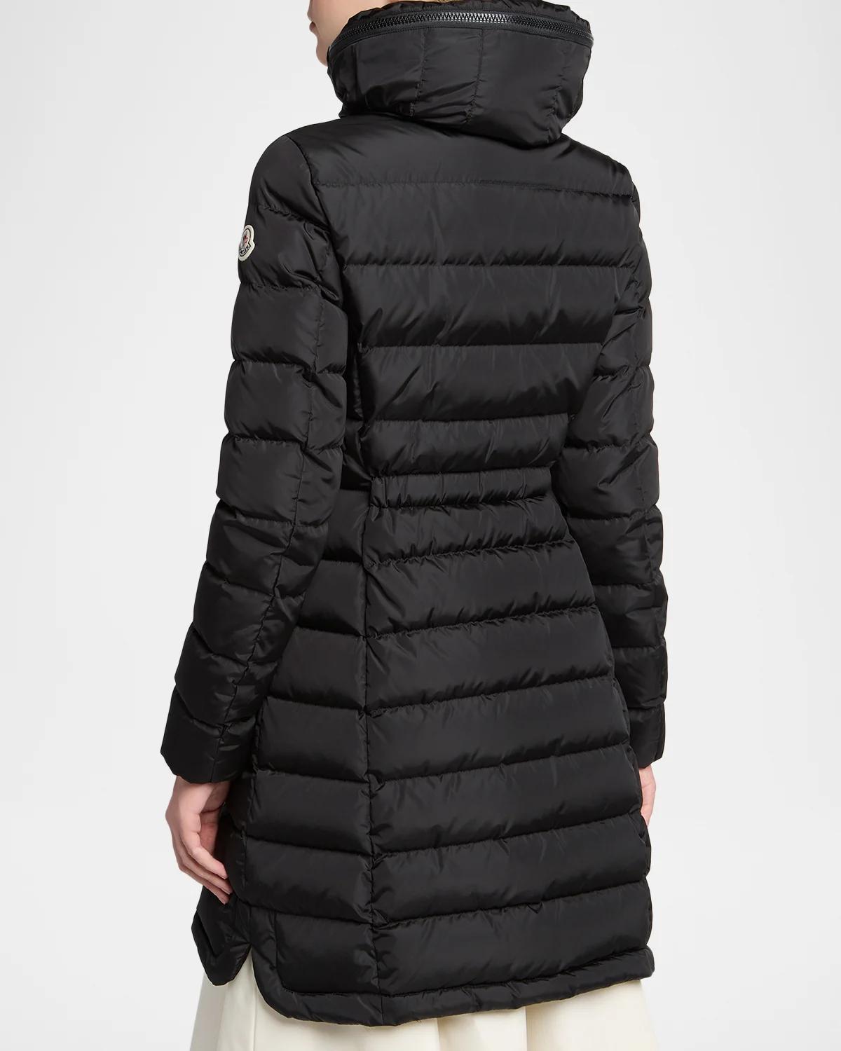 Hirma Hooded Long Down Jacket - thumbnail 3