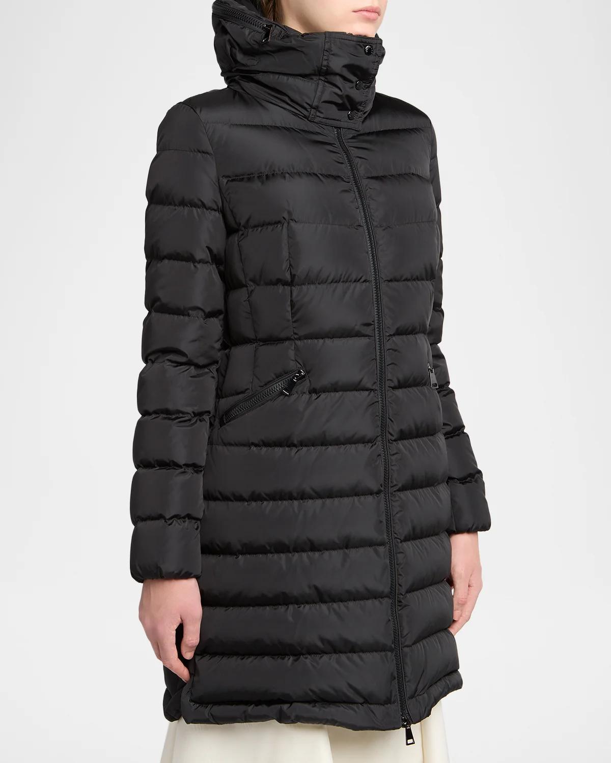 Hirma Hooded Long Down Jacket - thumbnail 4