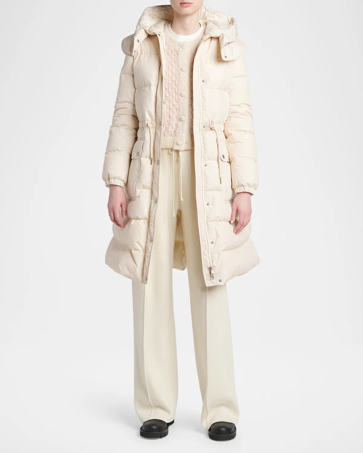 Pic Hooded Long Down Jacket - thumbnail 2