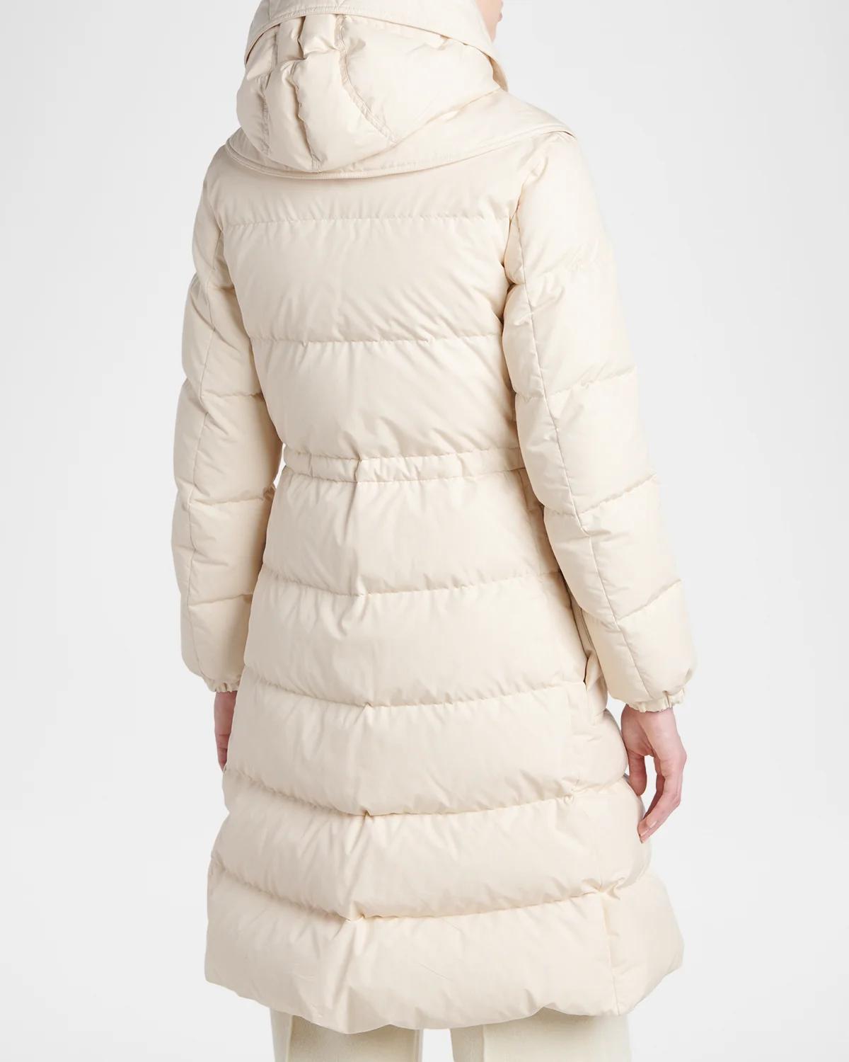 Pic Hooded Long Down Jacket - thumbnail 3