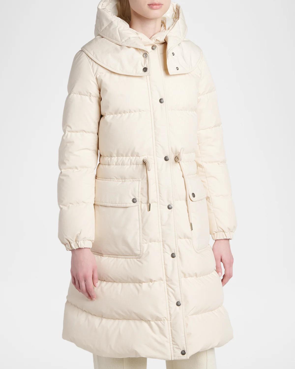 Pic Hooded Long Down Jacket - thumbnail 4