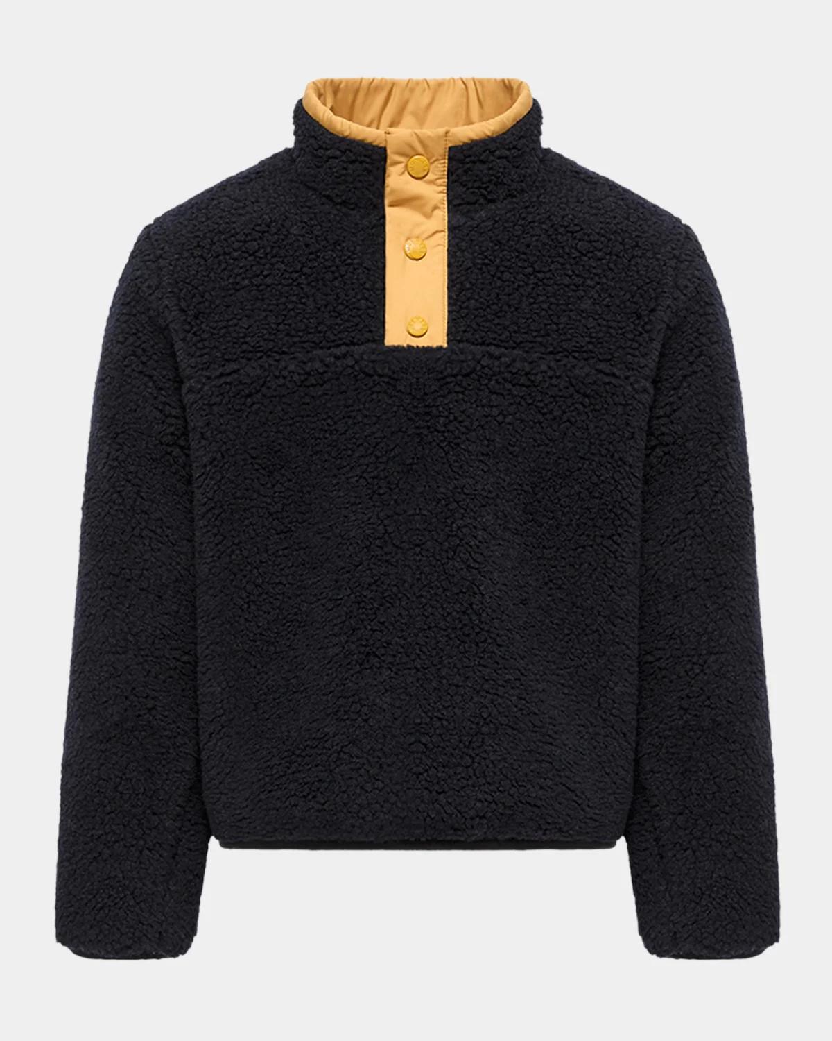 Moncler Boy's Long-Sleeve Teddy Fleece Sweatshirt, Size 4 | Neiman