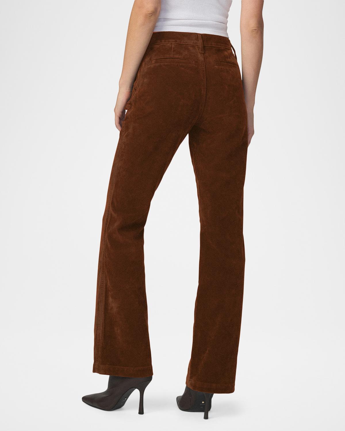 The Vegan Suede Bootcut Pants - thumbnail 3