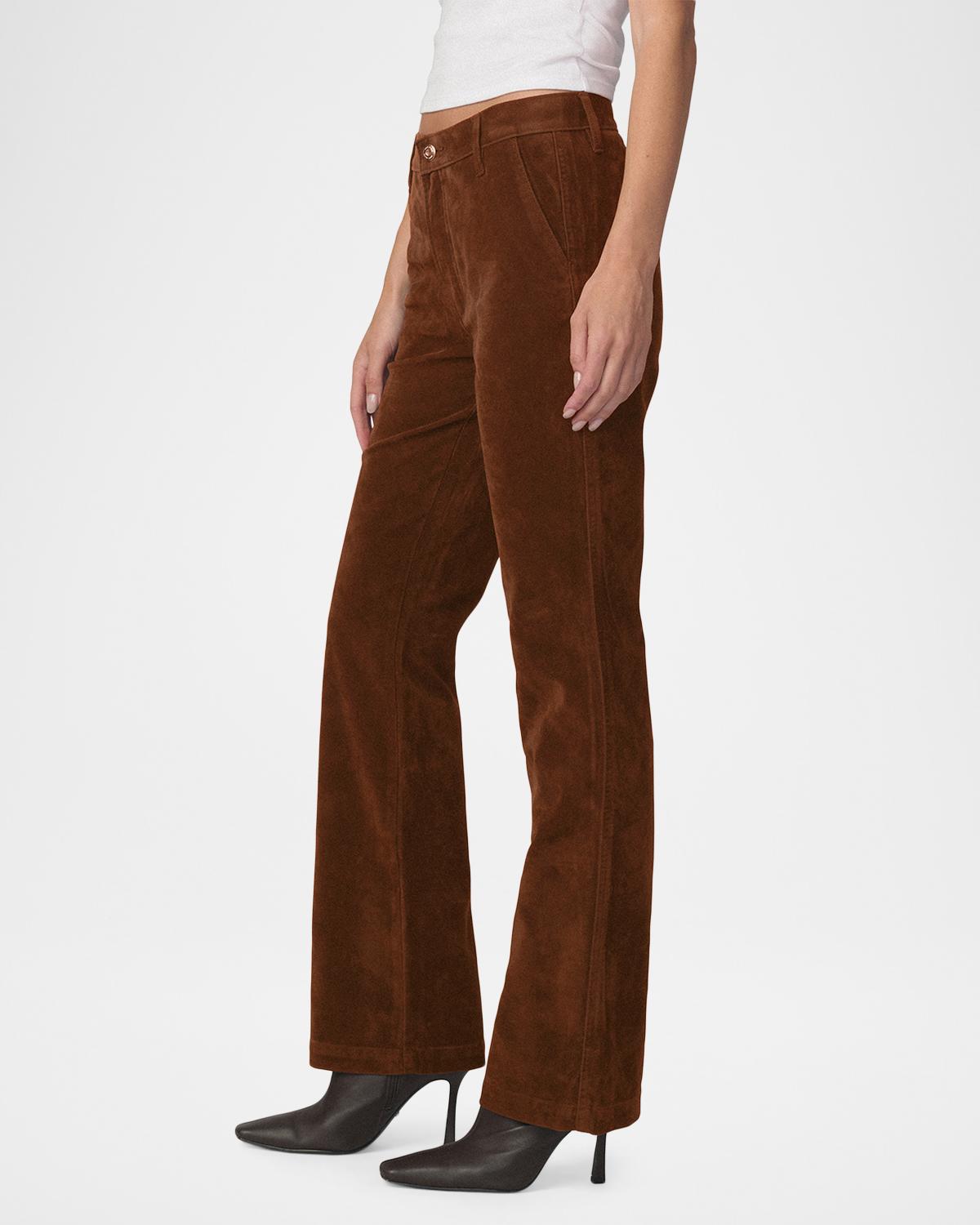 The Vegan Suede Bootcut Pants - thumbnail 6