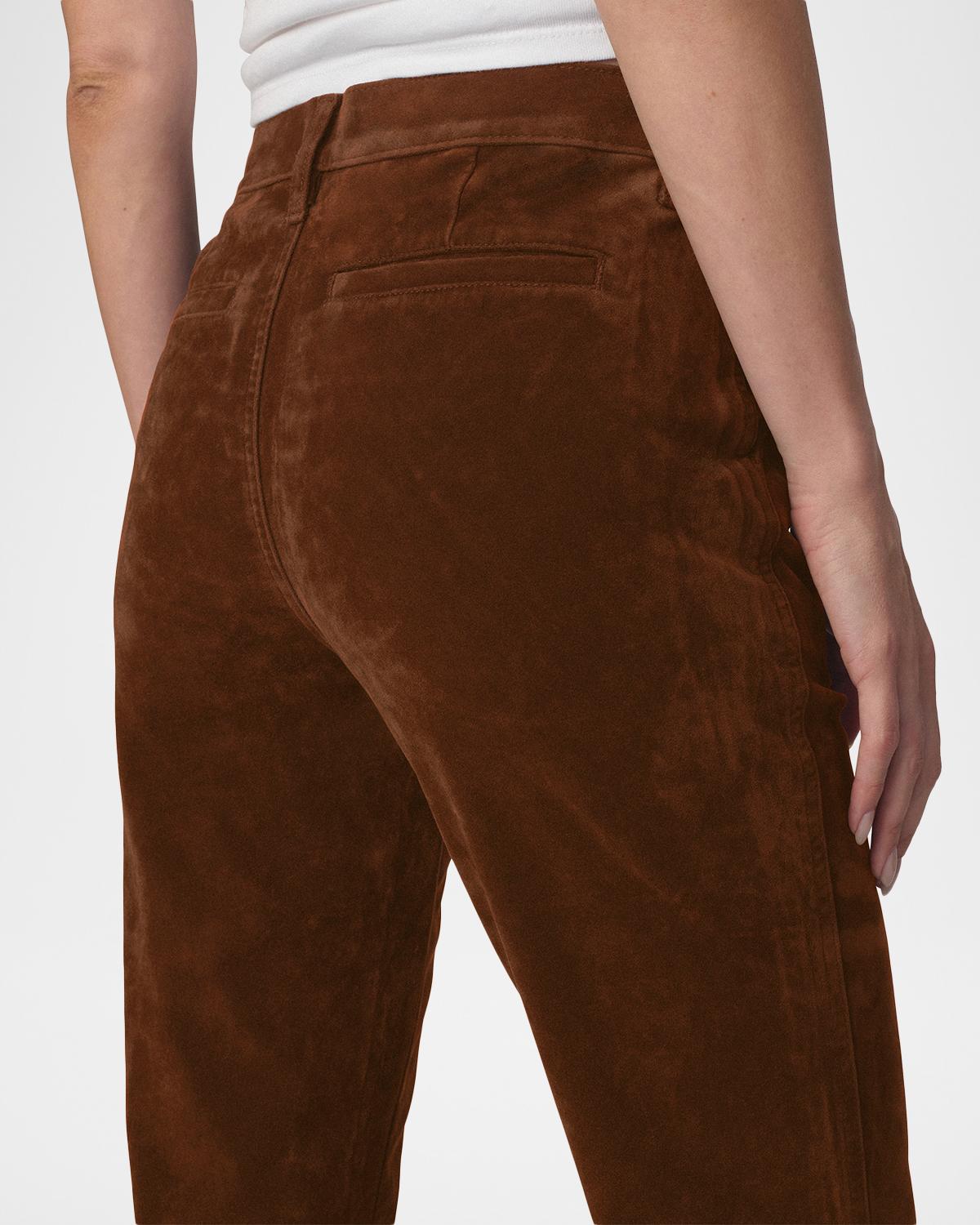 The Vegan Suede Bootcut Pants - thumbnail 7