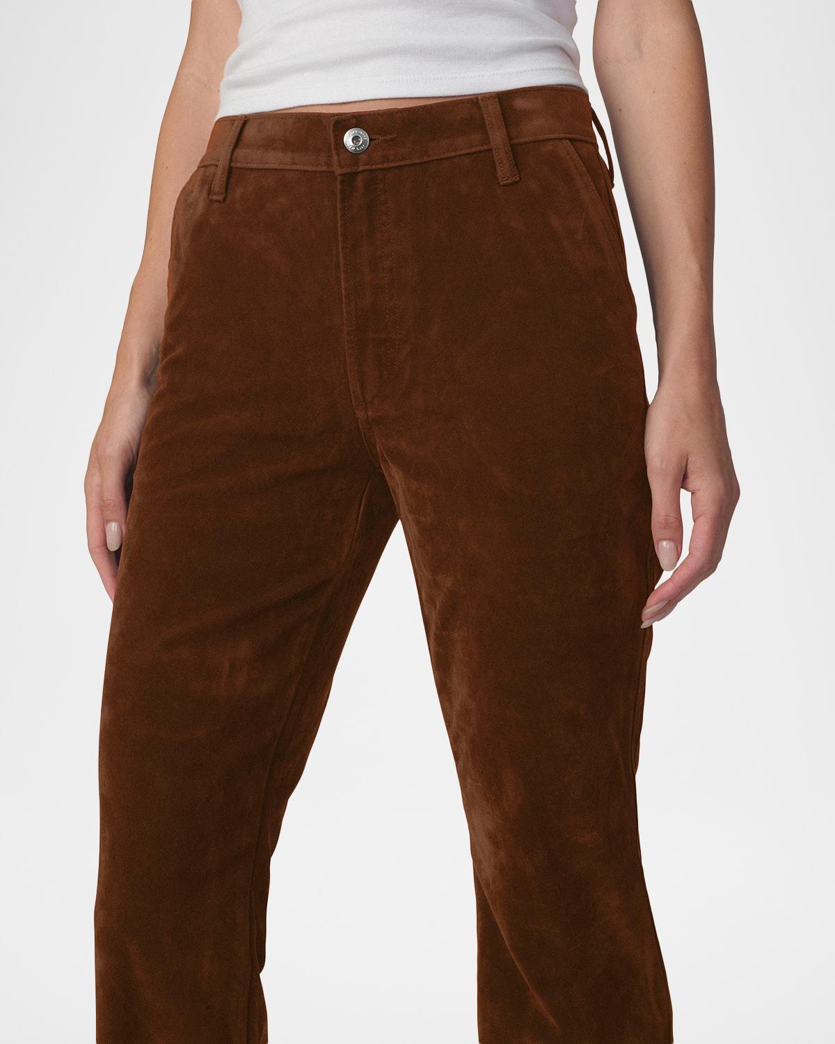 The Vegan Suede Bootcut Pants - thumbnail 5