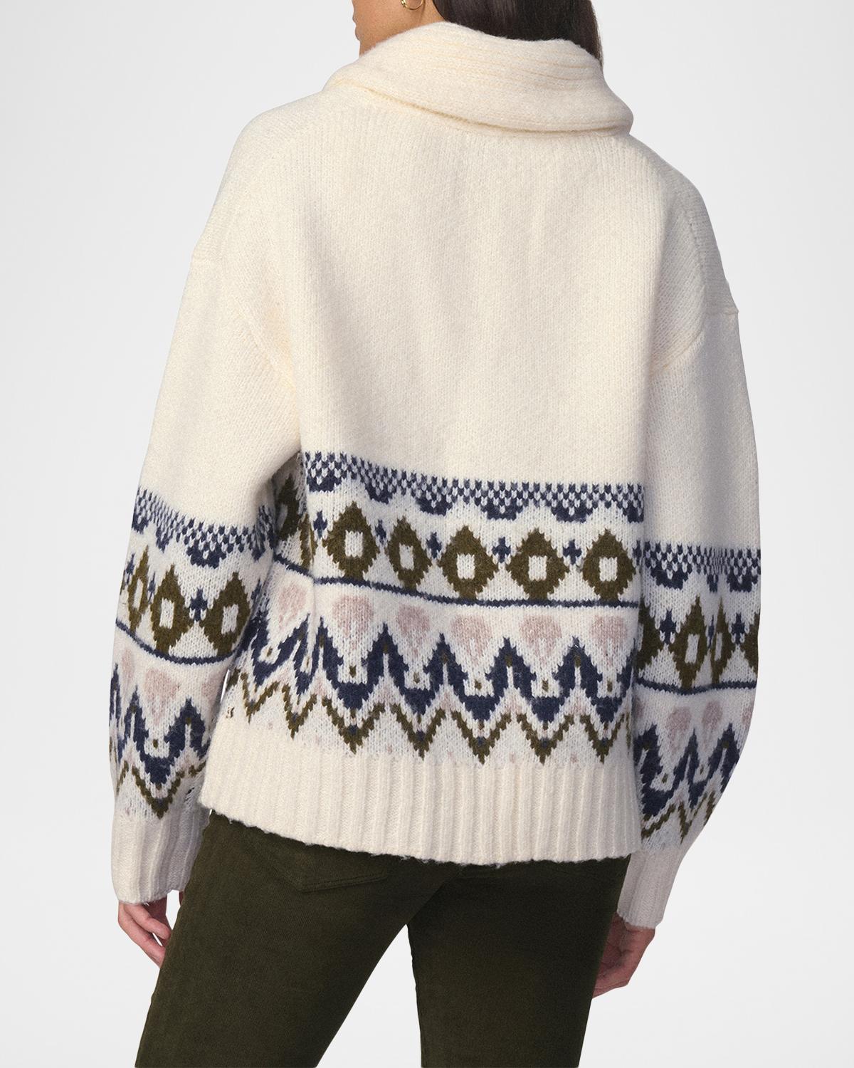 The Inga Fair Isle Cardigan - thumbnail 3