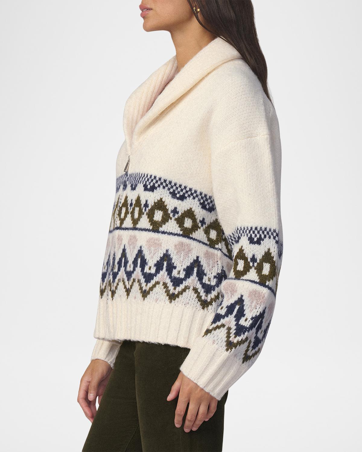 The Inga Fair Isle Cardigan - thumbnail 6