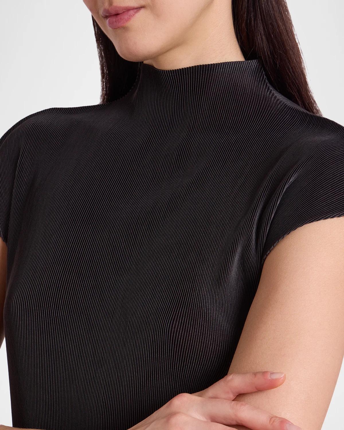 Mist August Pleats Cap-Sleeve Top - thumbnail 6