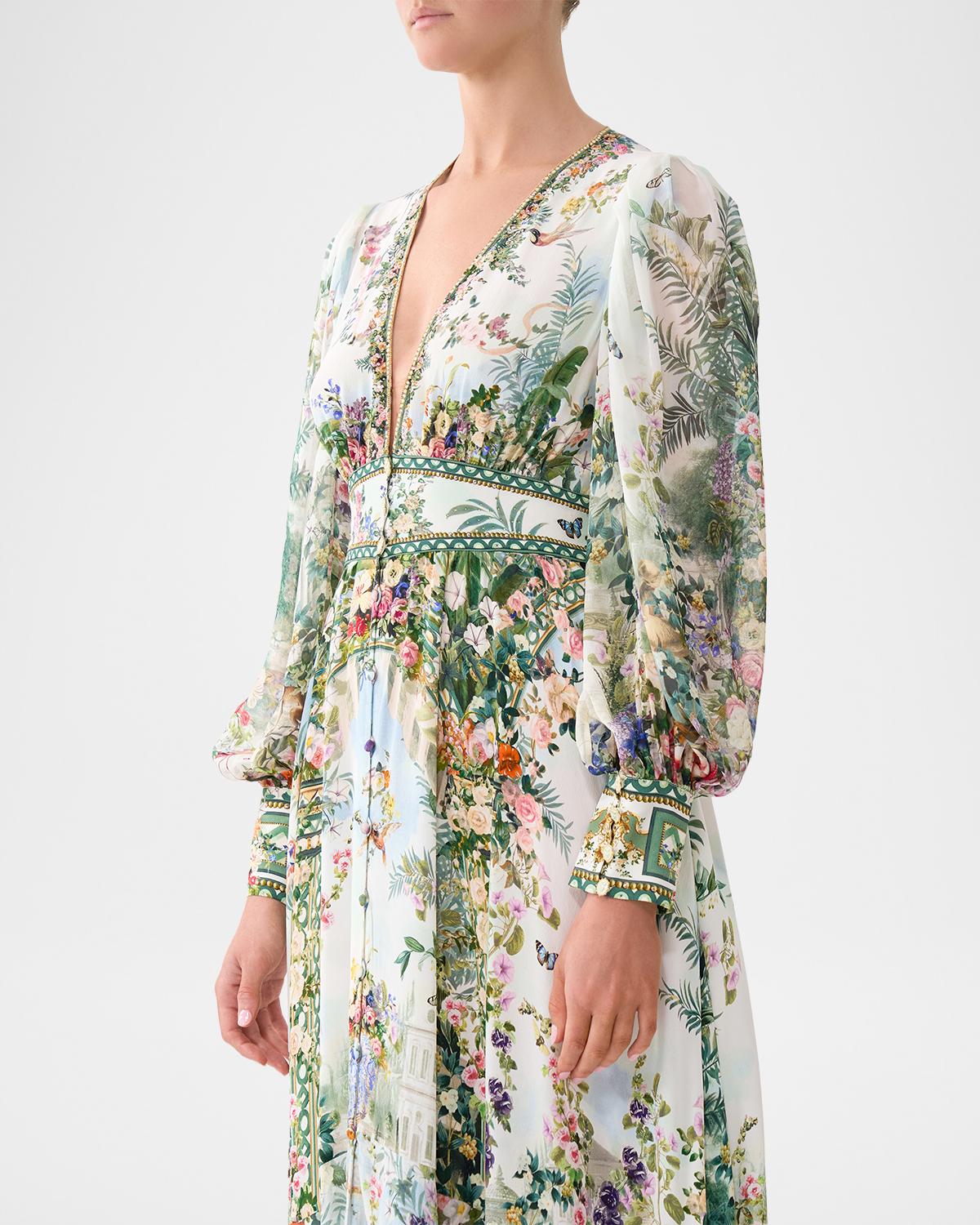 Art For The Empress Long Button-Front Dress - thumbnail 6