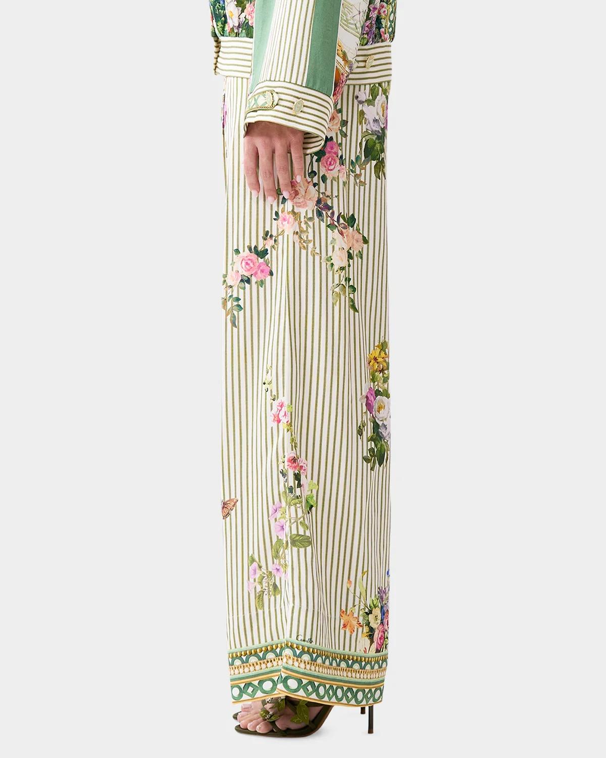 Scarf Belt Wide-Leg Pants - thumbnail 7