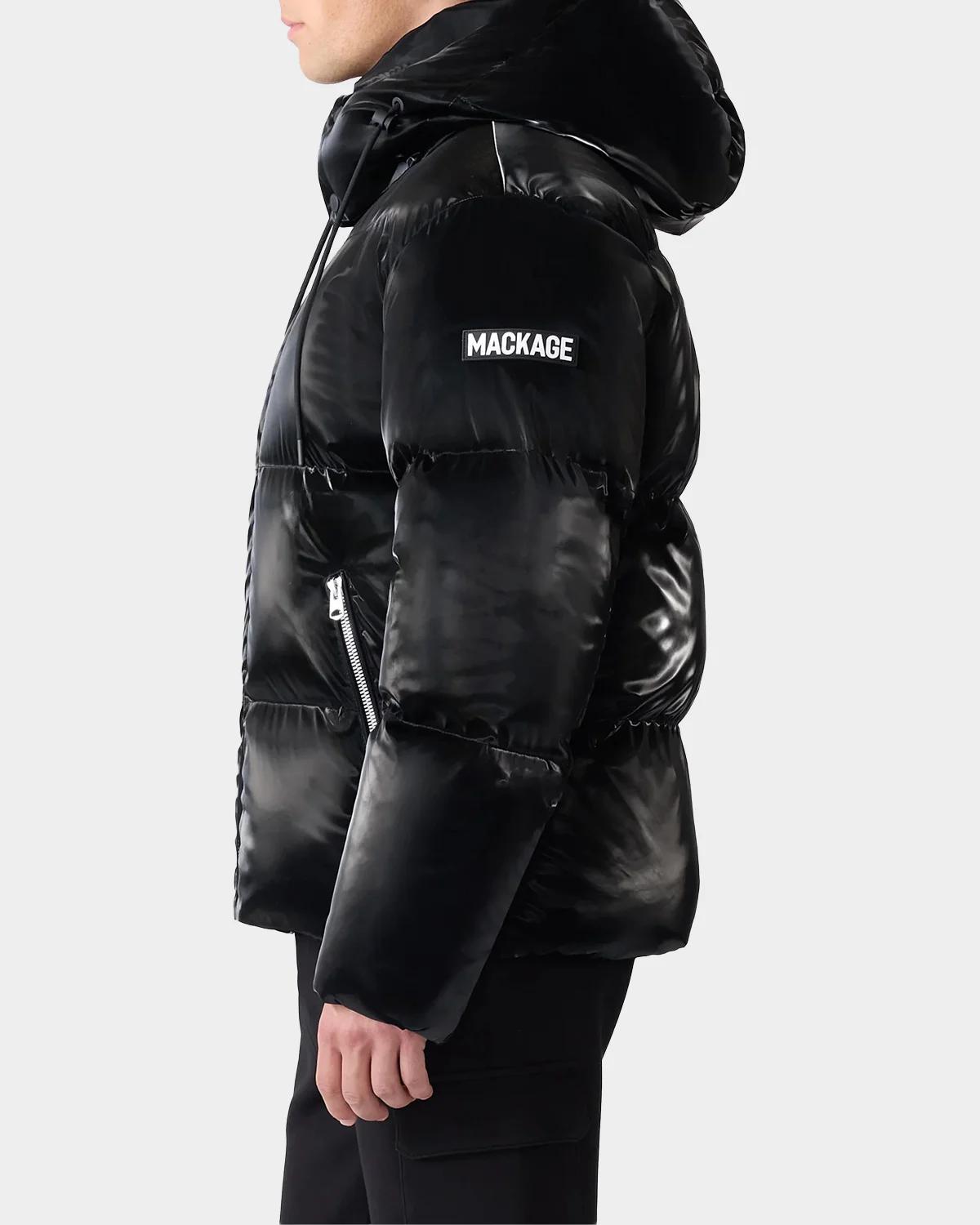 MACKAGE 남성 켄트 글로 하이글로스 다운 자켓