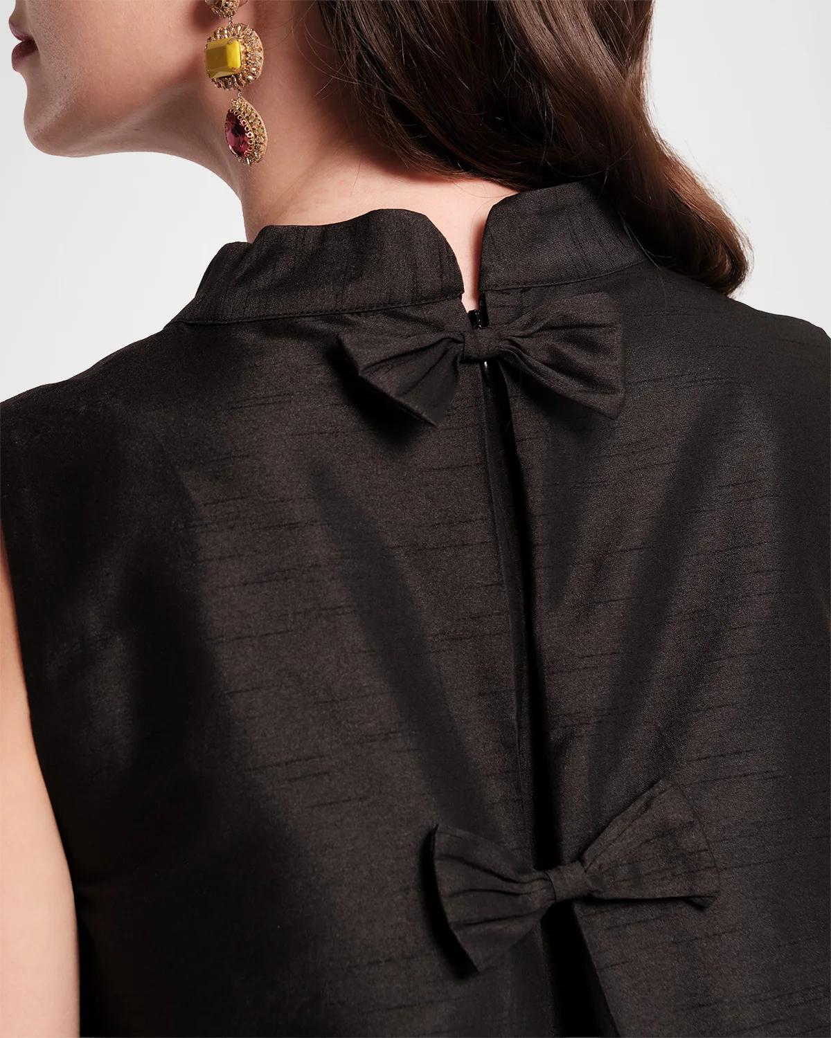 Diplomat Sleeveless Mock-Neck Mini Shift Dress - thumbnail 5