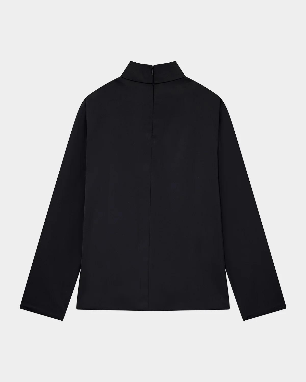 Satin Tieneck Blouse - thumbnail 2