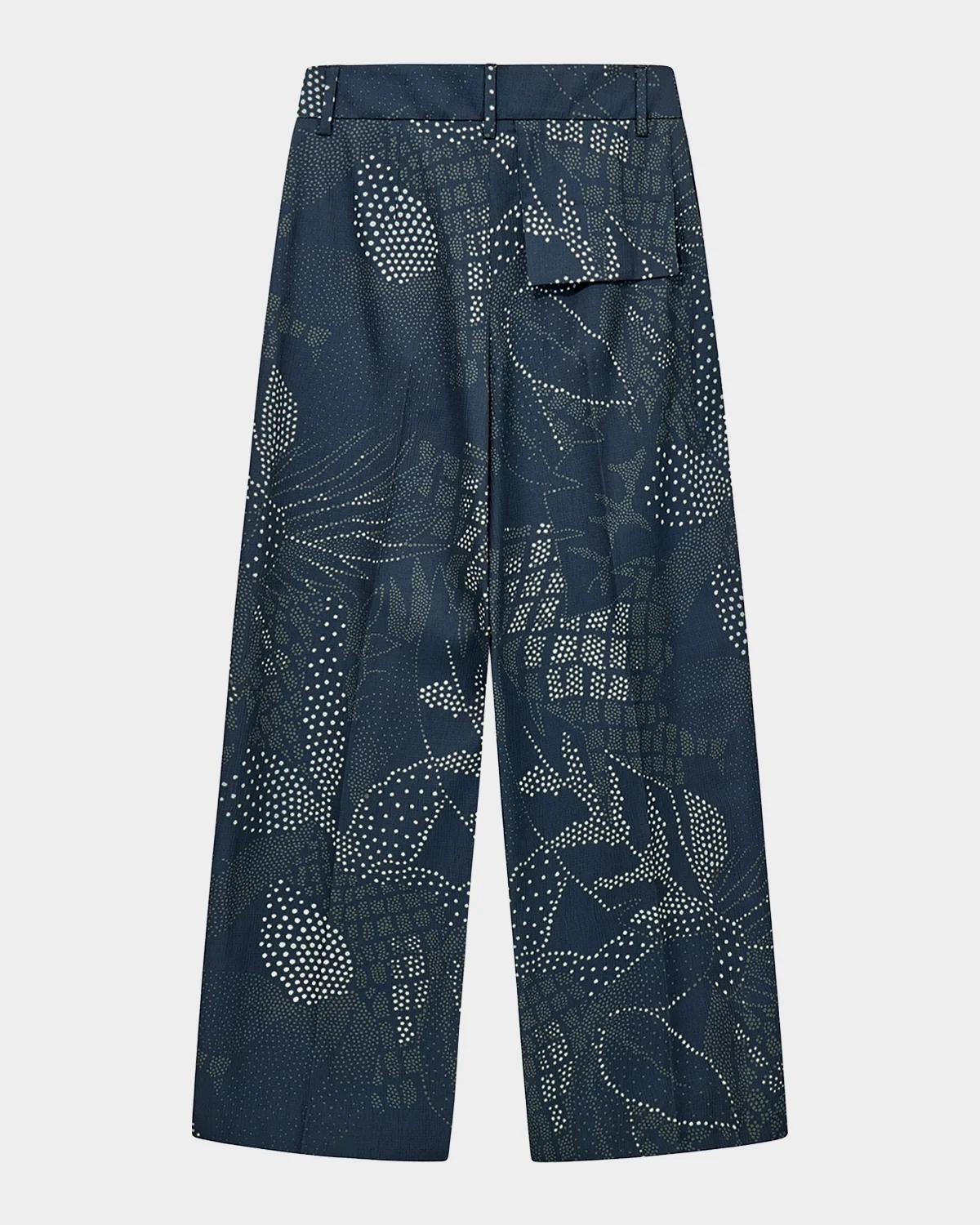 Abstract-Print Wide-leg Trousers - thumbnail 3