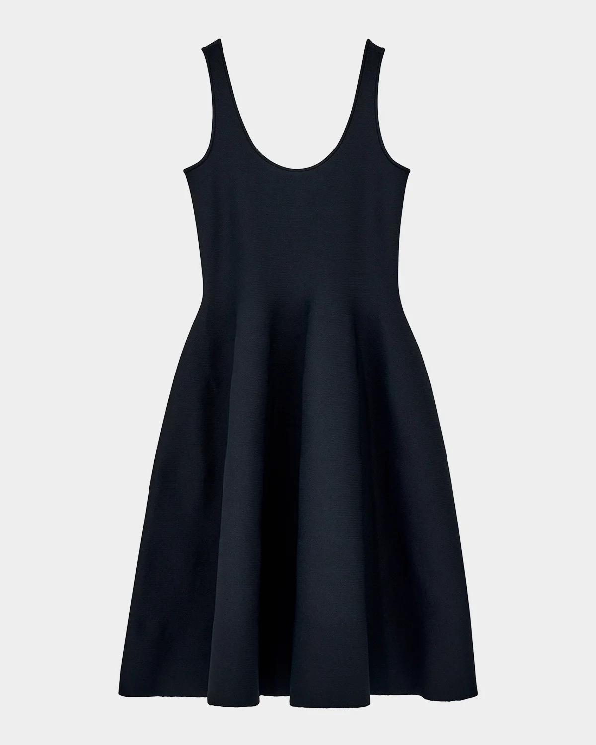 A-Line Knee-Length Dress