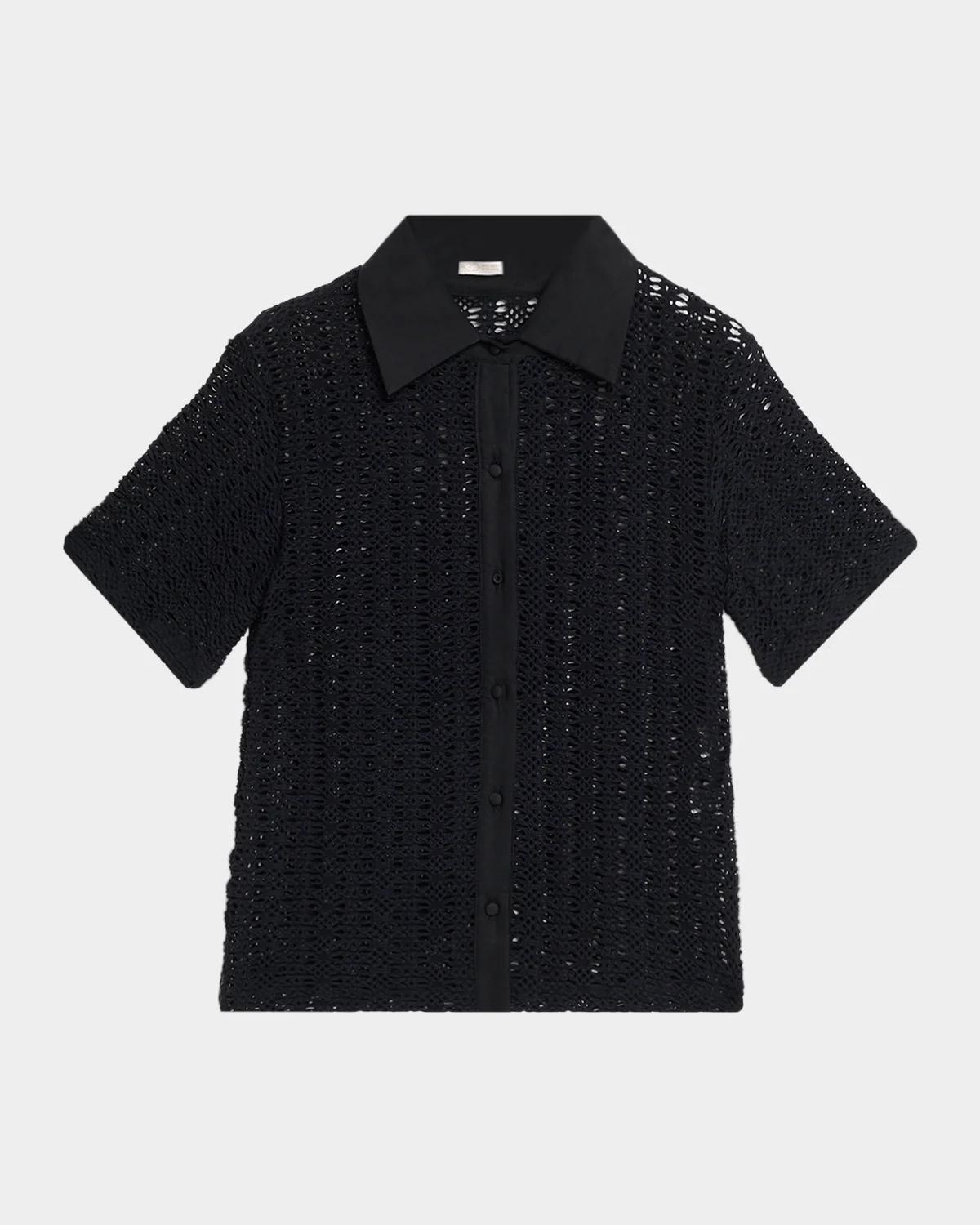 Pleated Satin Top