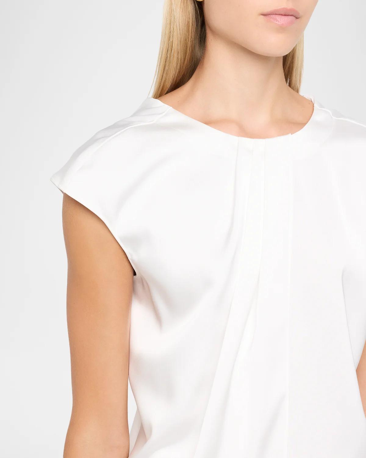 Pleated Satin Top - thumbnail 5