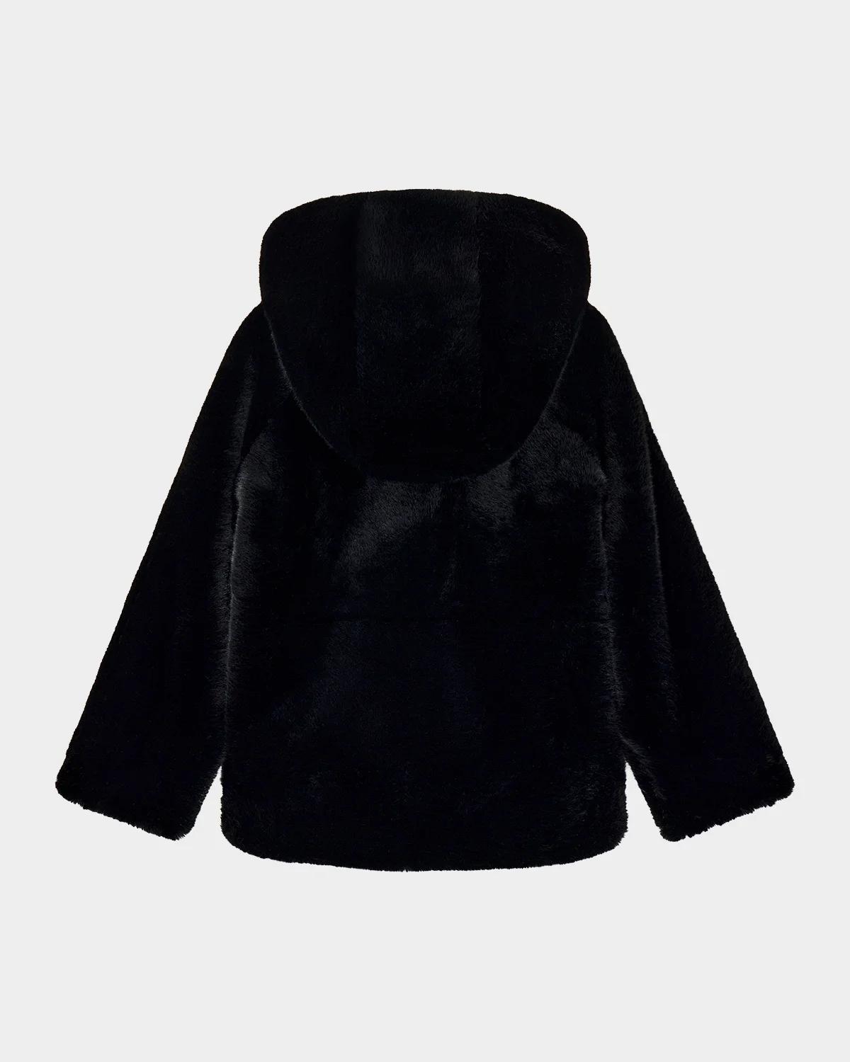 Faux-Fur Caban Coat - thumbnail 3
