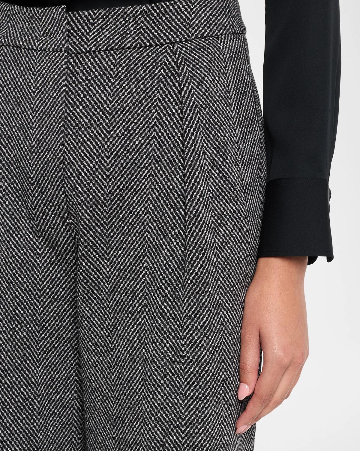 Straight-Leg Chevron Trousers - thumbnail 6