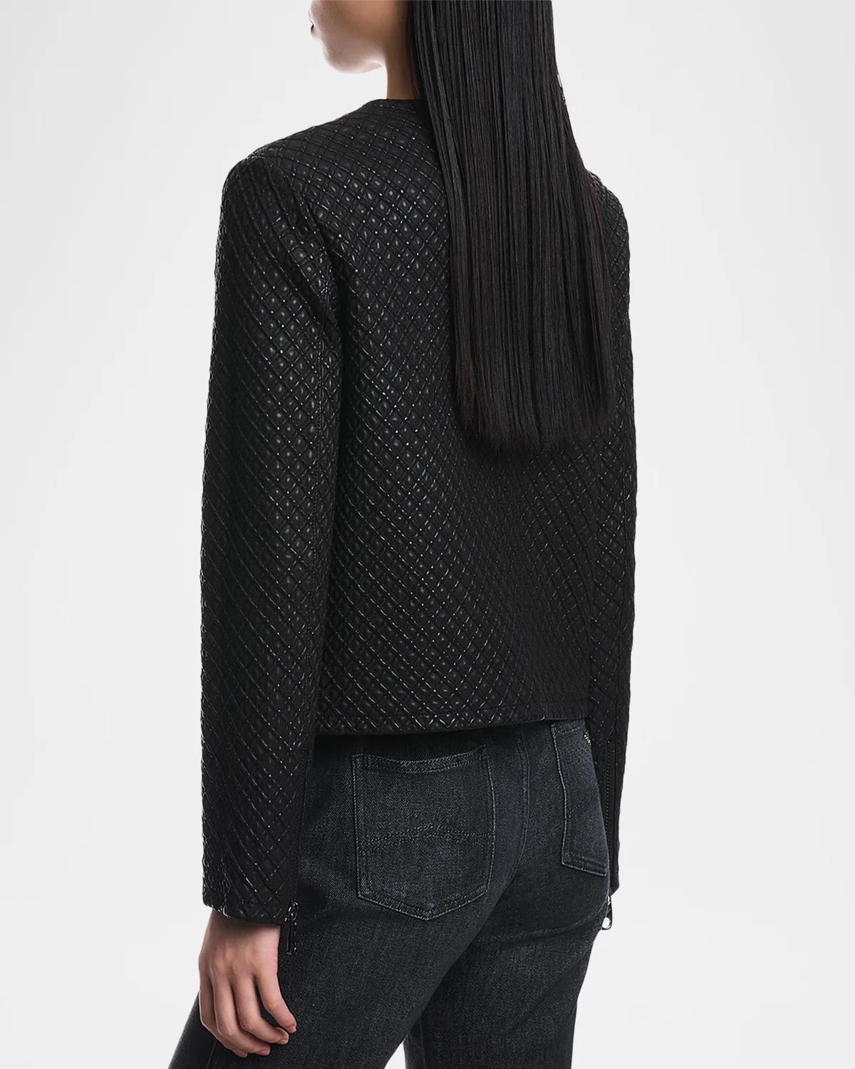 Quilted Blouson Jacket - thumbnail 3