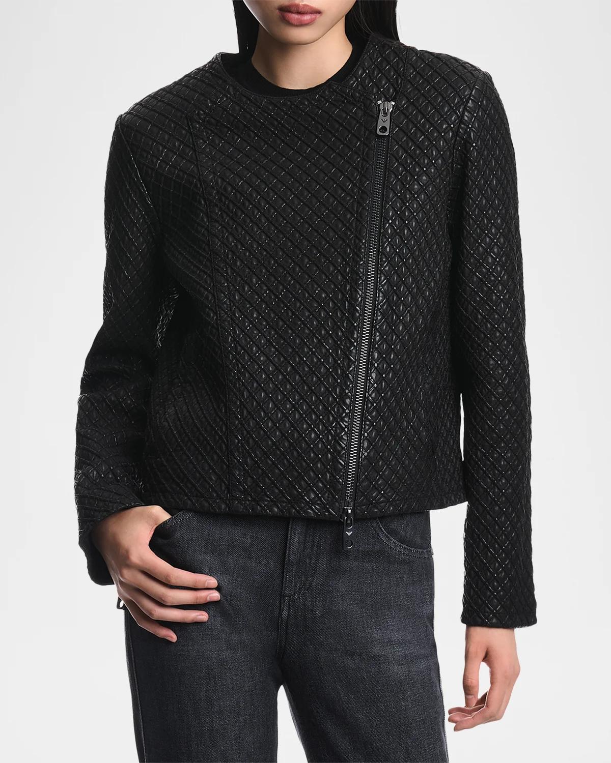 Quilted Blouson Jacket - thumbnail 4