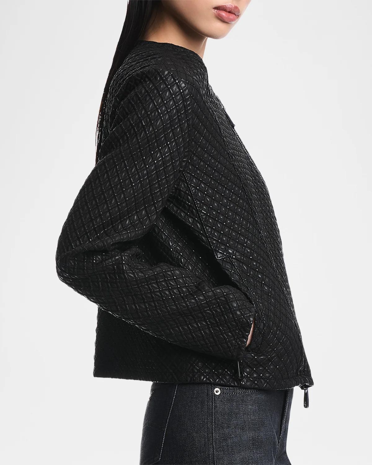Quilted Blouson Jacket - thumbnail 5