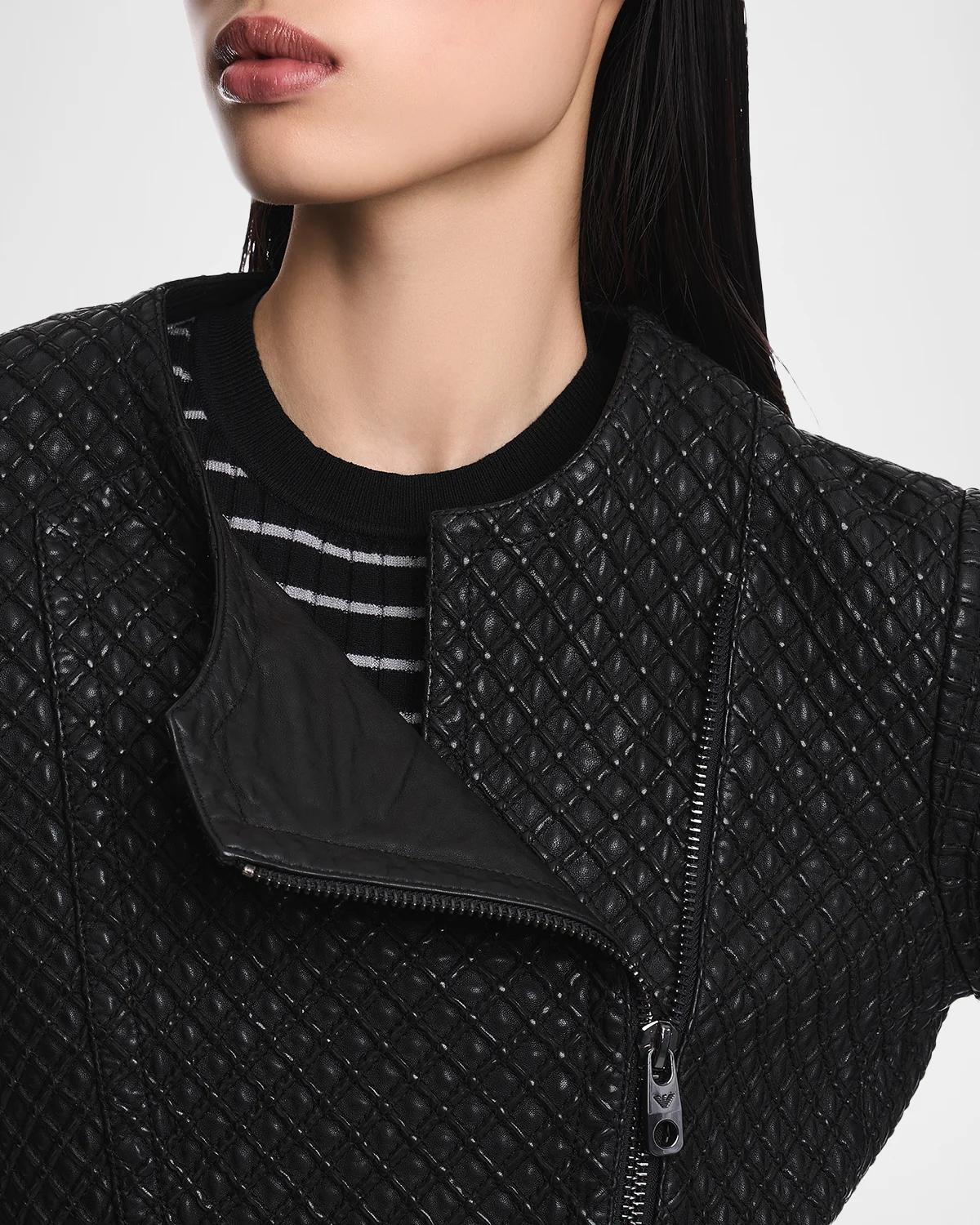 Quilted Blouson Jacket - thumbnail 6