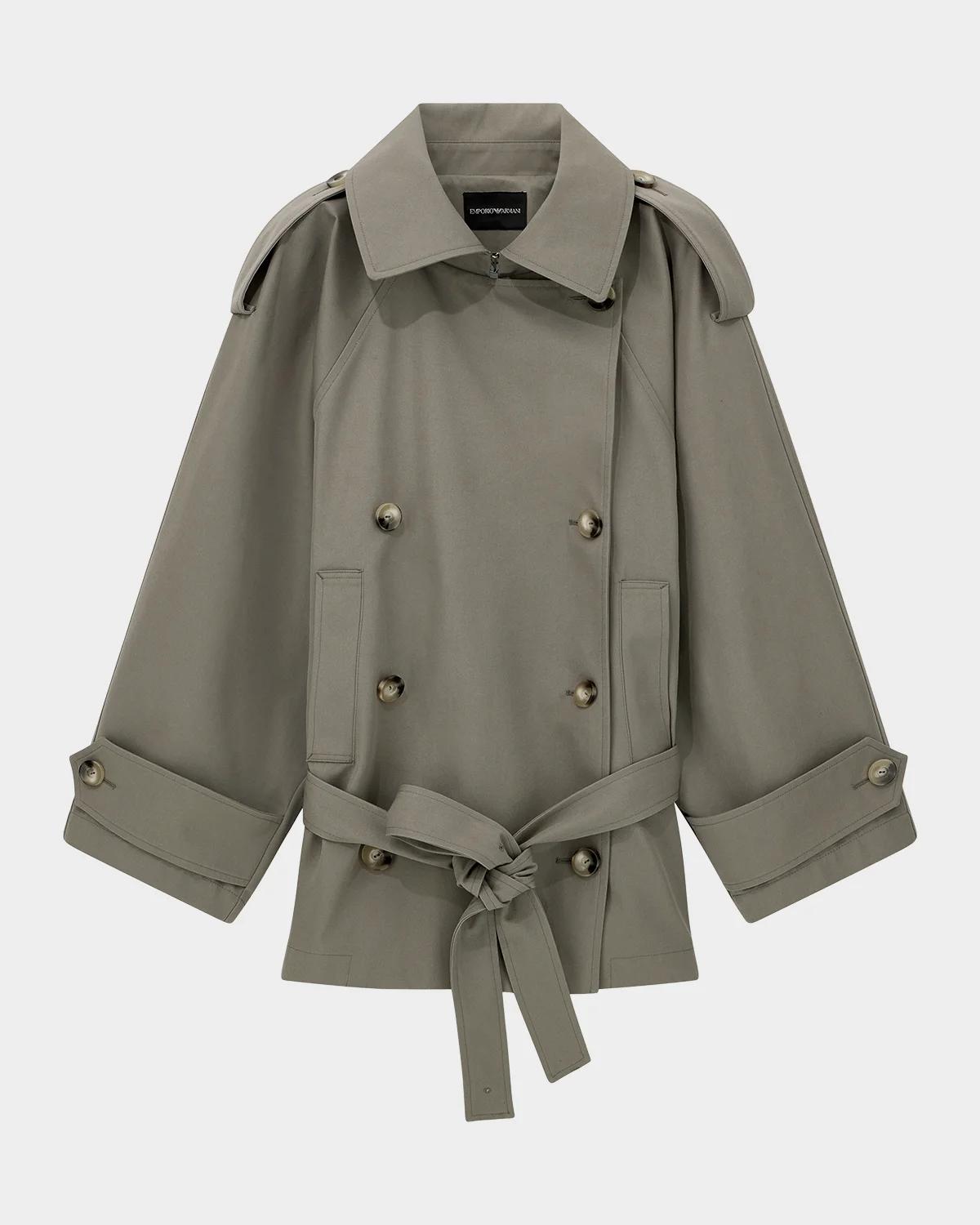Belted Blouson Jacket