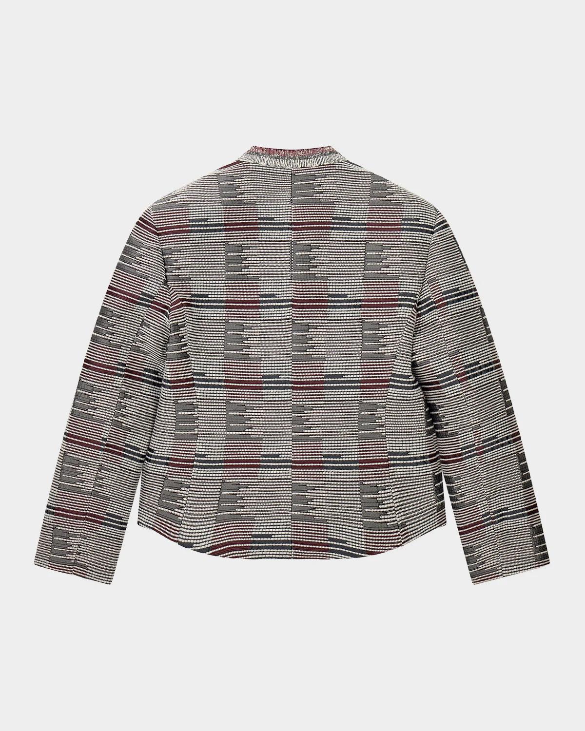 Geometric Jacquard Blazer - thumbnail 3
