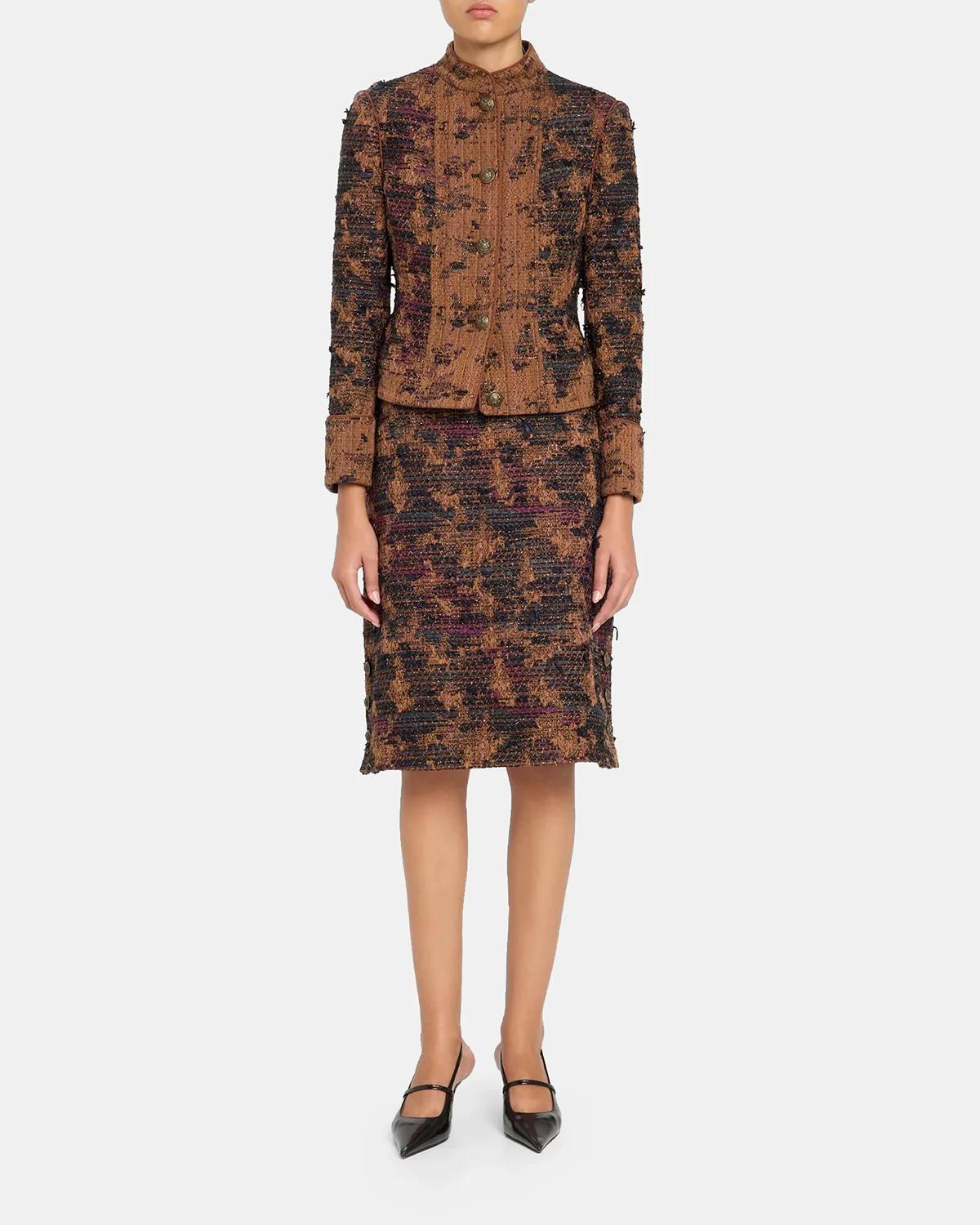 Olsen Tweed Knee-Length Skirt - thumbnail 2