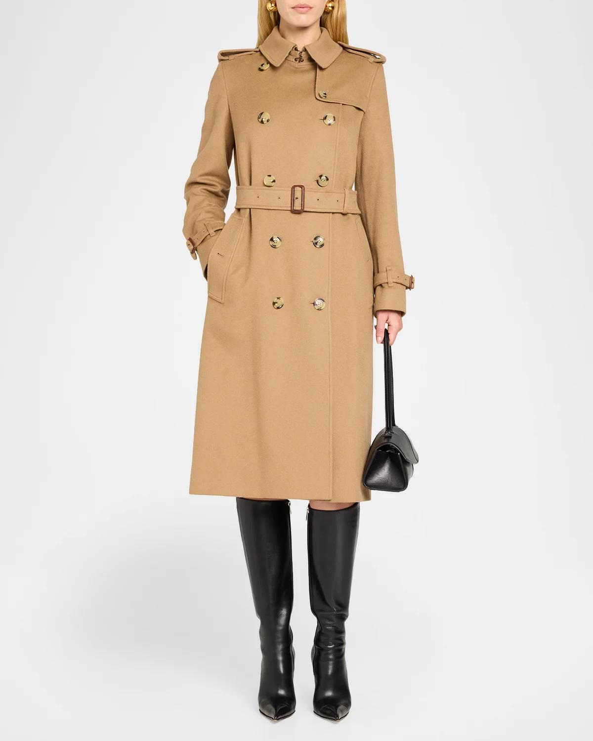 Kennsington Cashmere Trench Coat - thumbnail 2